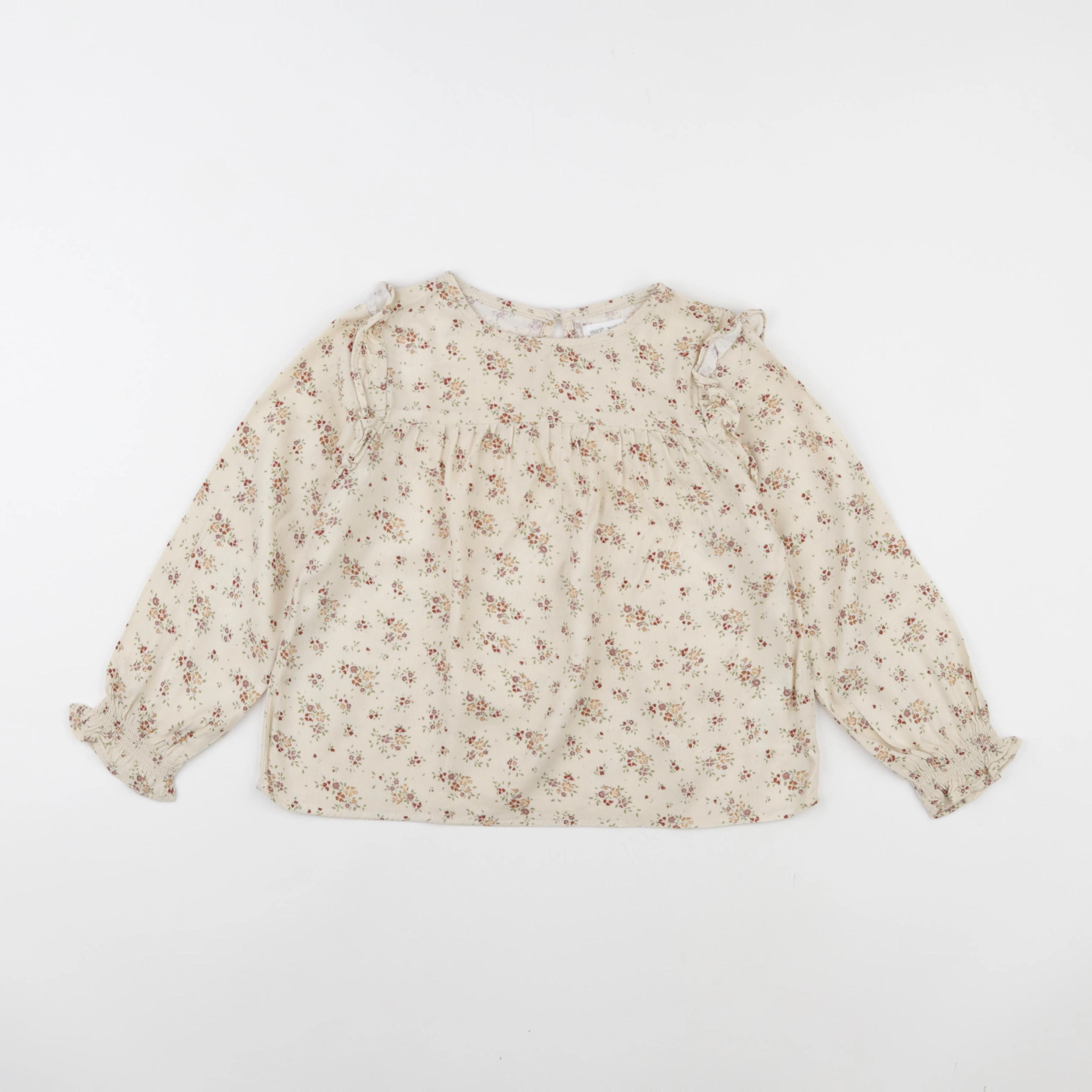 Vertbaudet - blouse beige - 6 ans