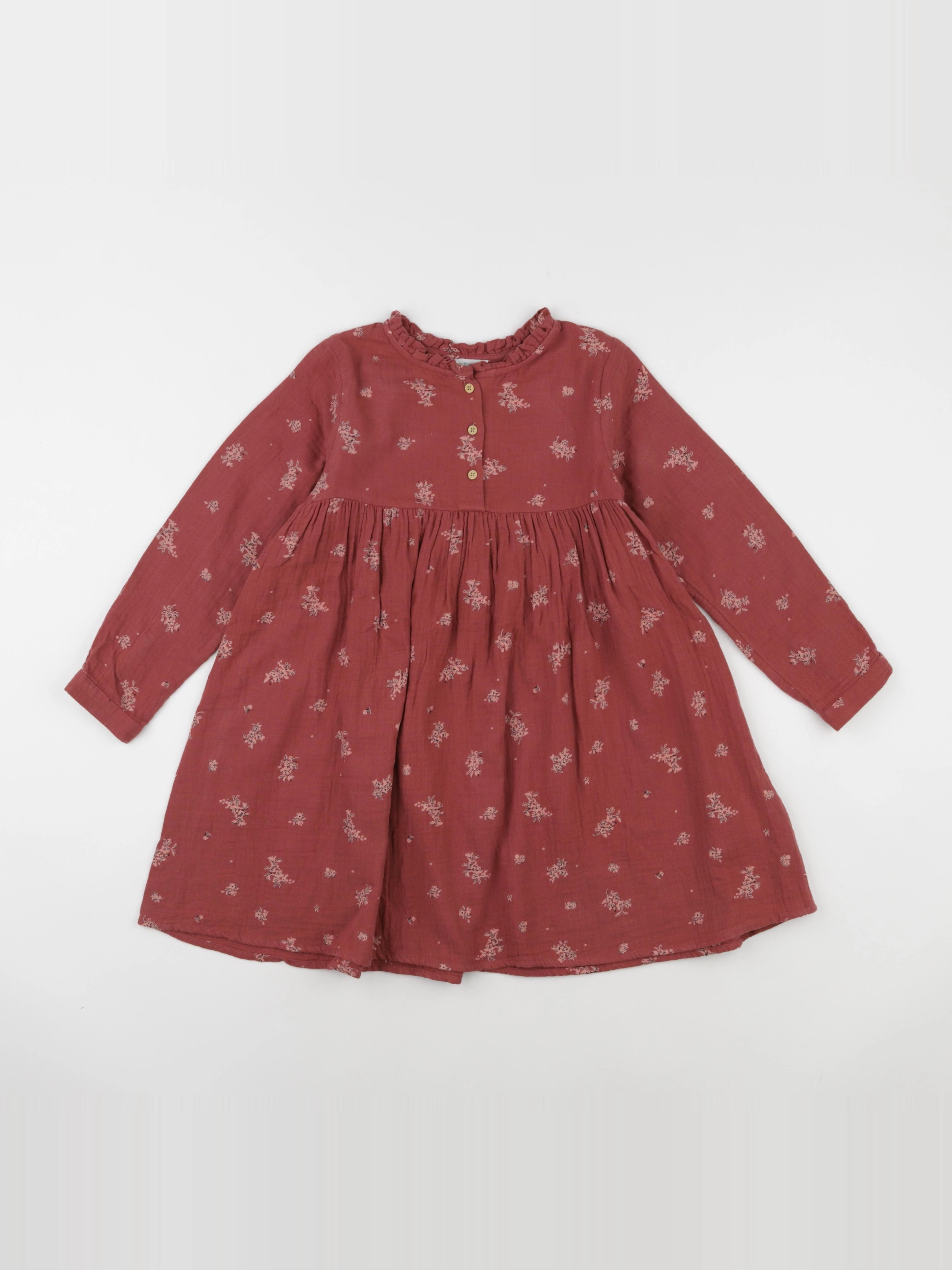 Vertbaudet - robe rose - 6 ans