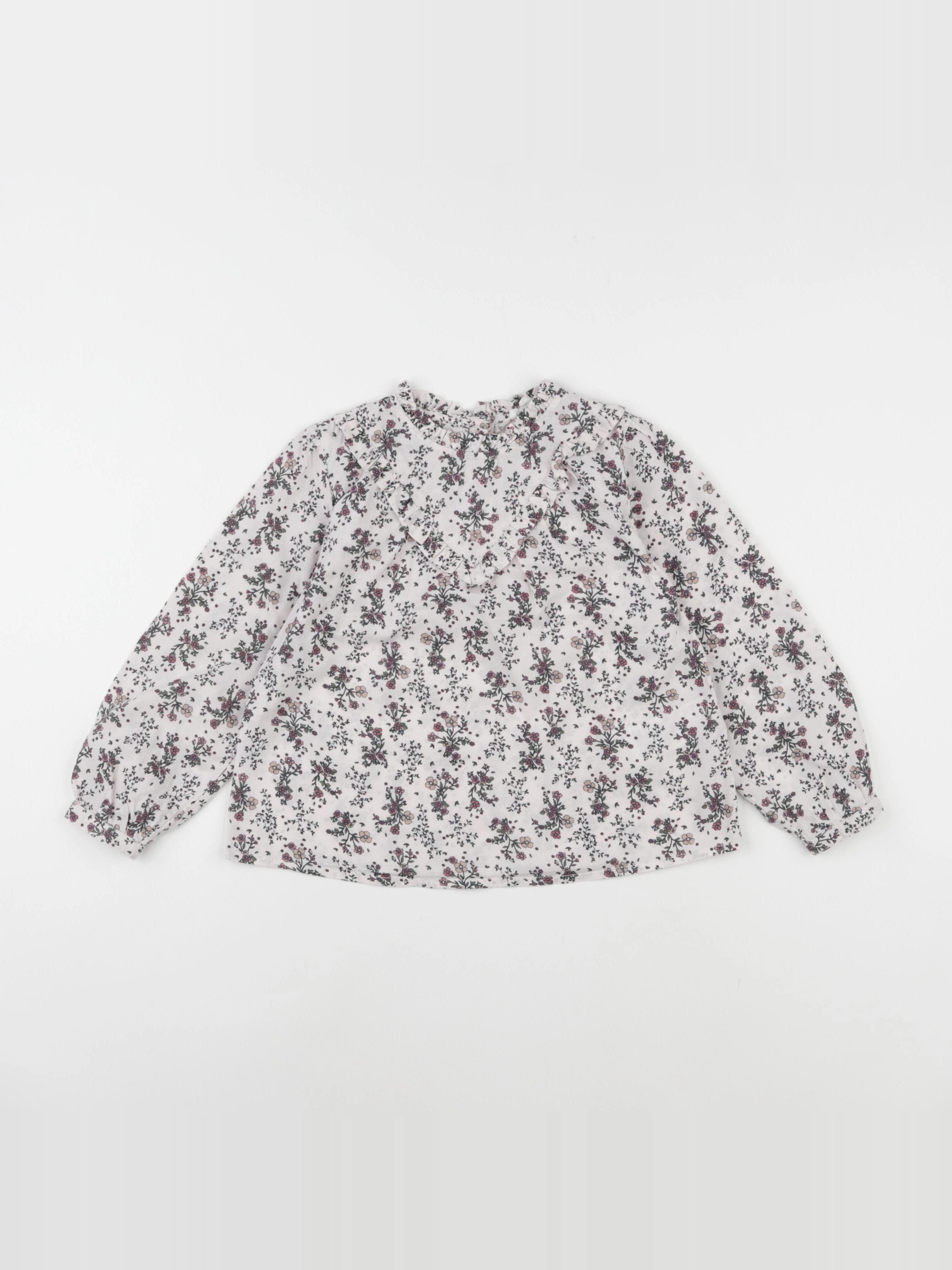 Vertbaudet - blouse violet - 6 ans