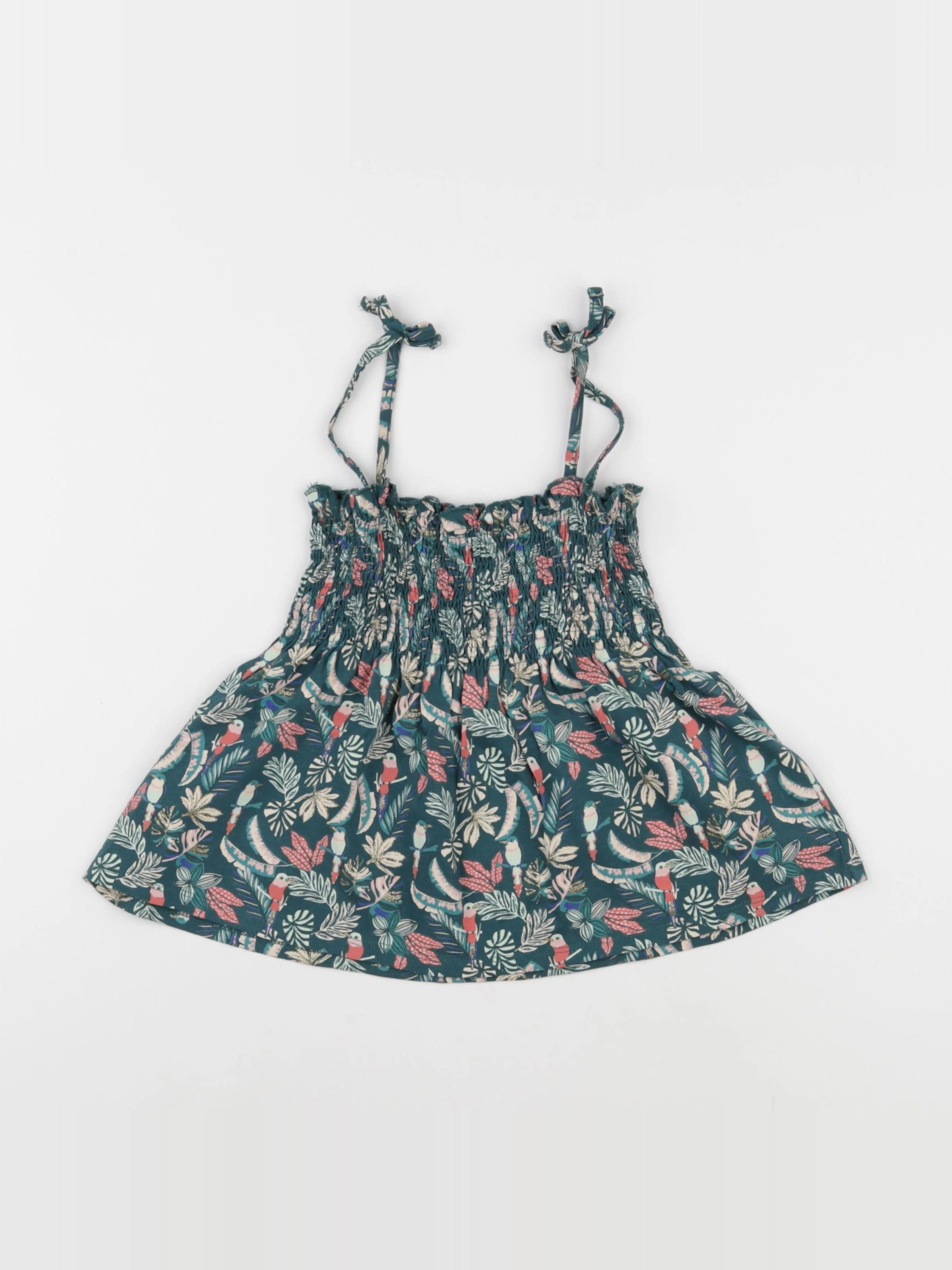 Vertbaudet - blouse vert - 6 ans