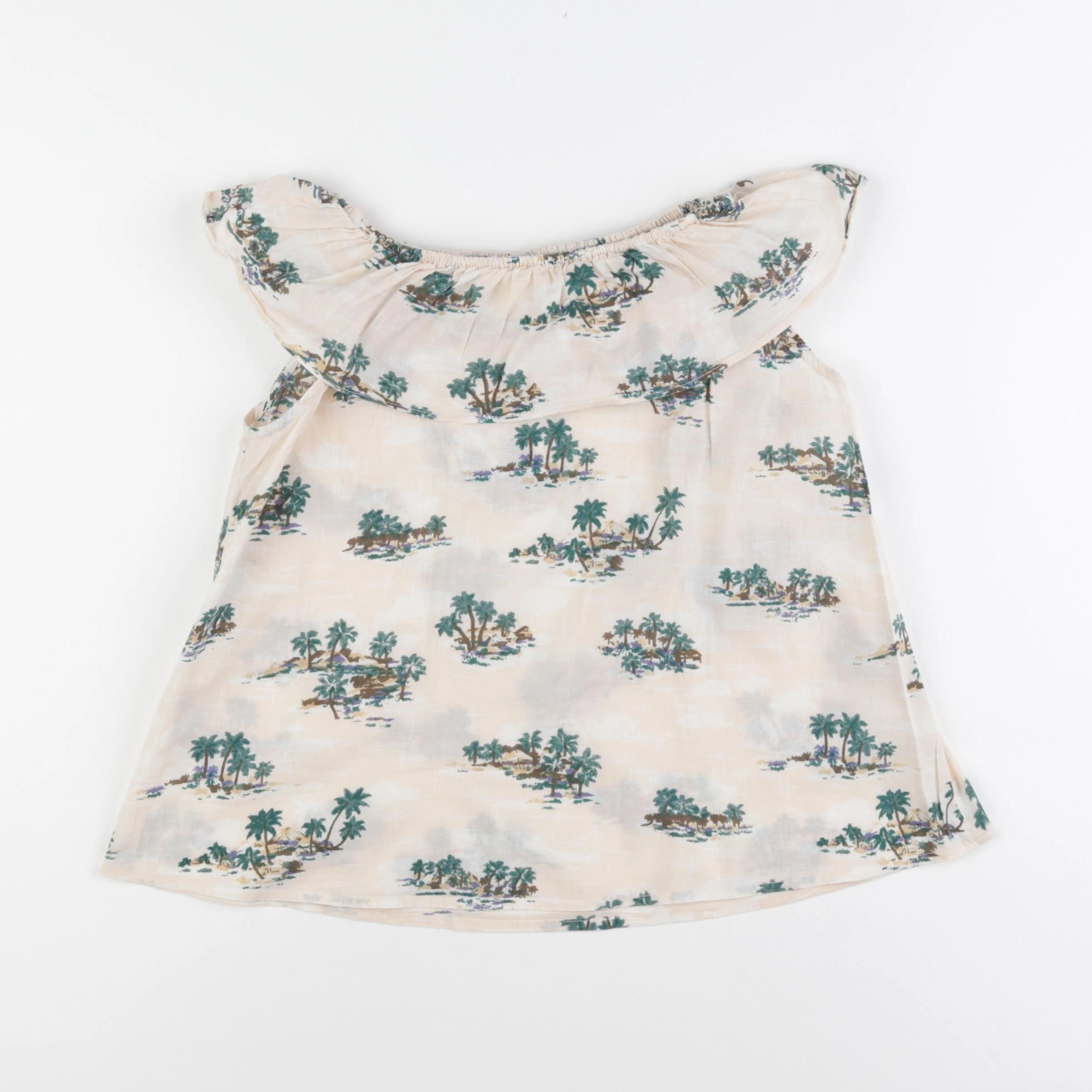 Bonton - blouse beige - 8 ans