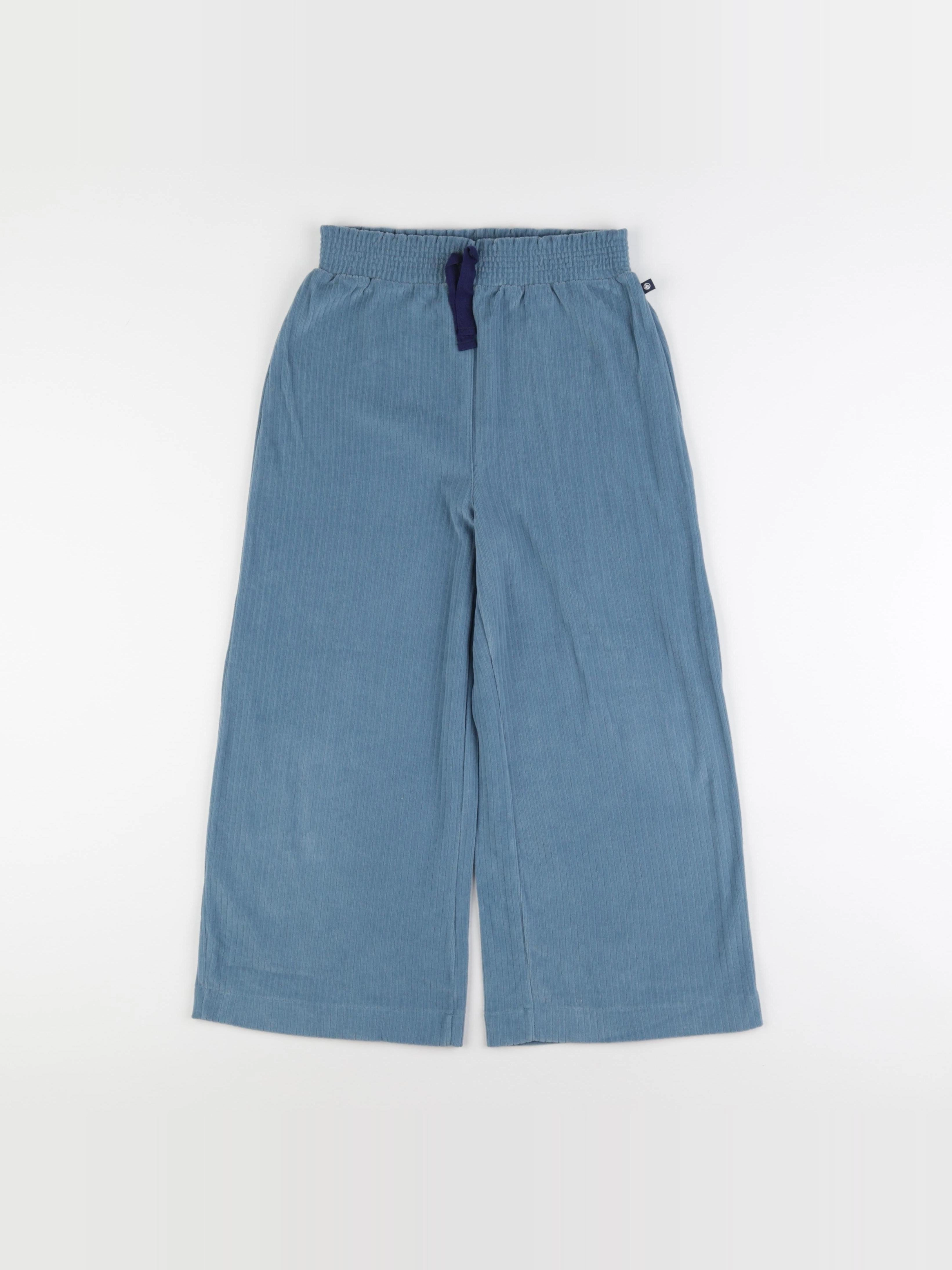 Petit Bateau - pantalon bleu - 10 ans