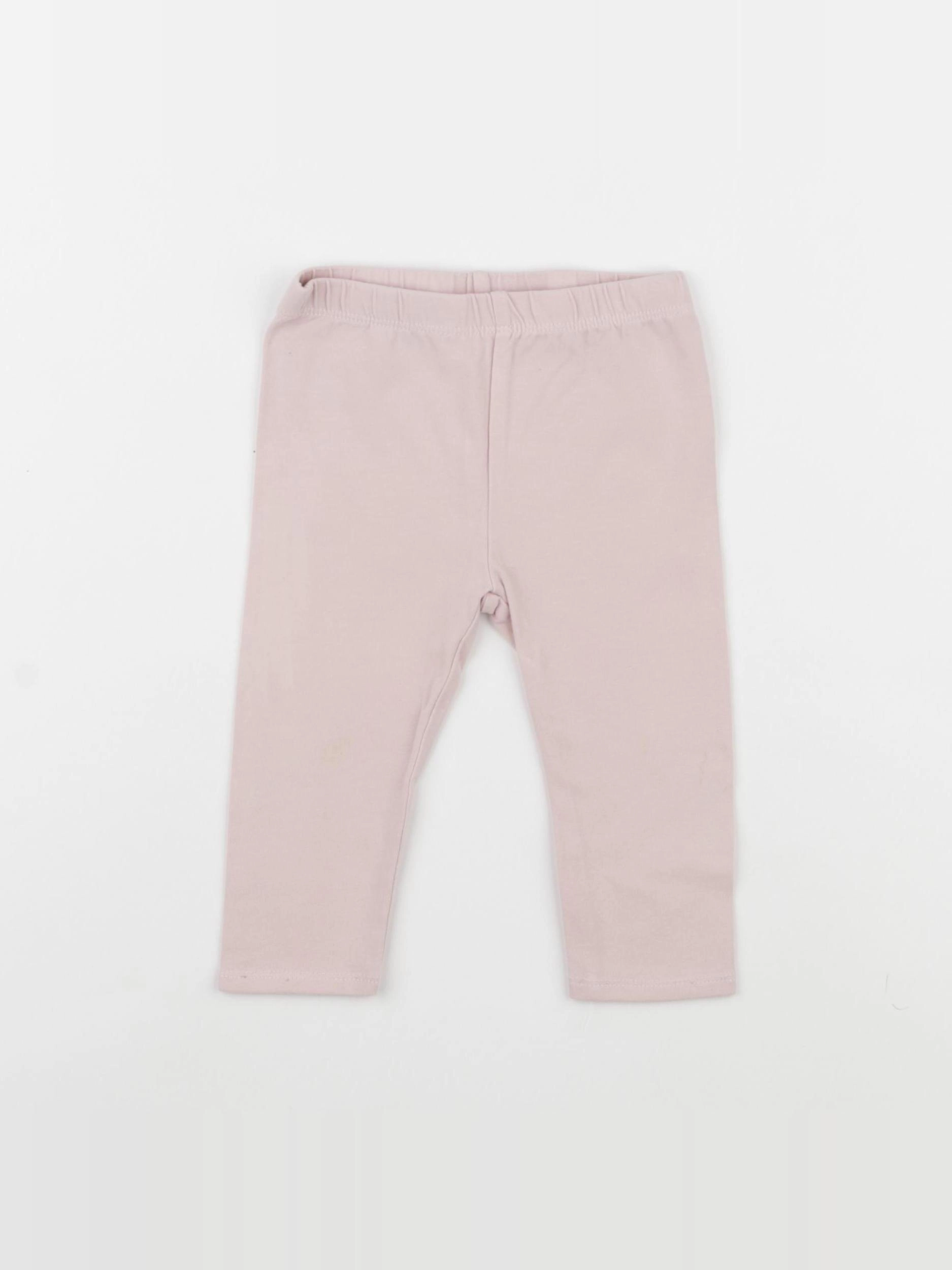 Vertbaudet - legging rose - 12 mois