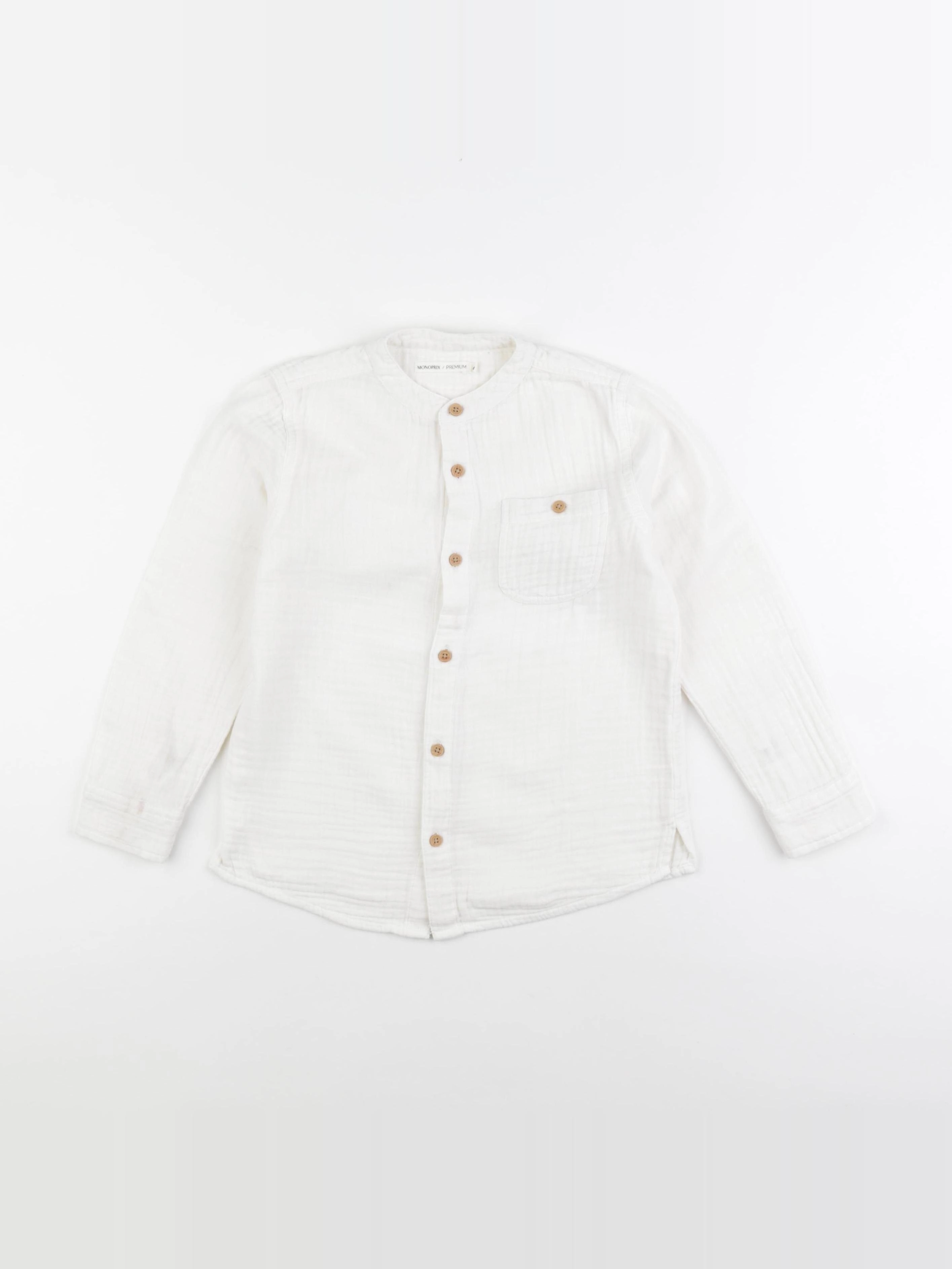 Monoprix - chemise blanc - 6 ans