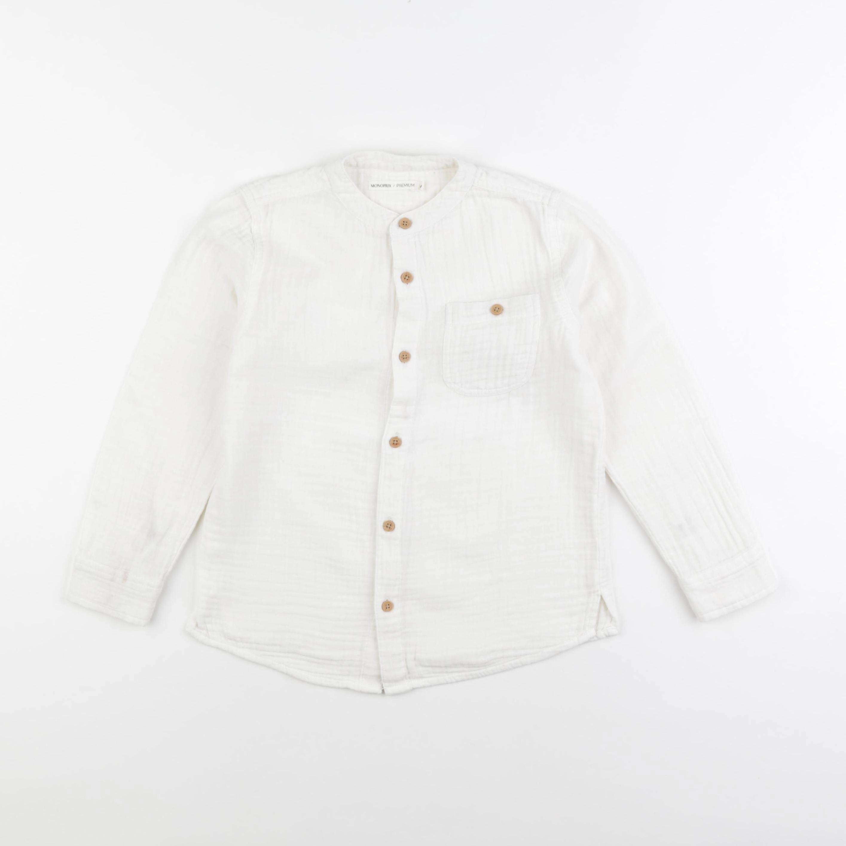 Monoprix - chemise blanc - 6 ans