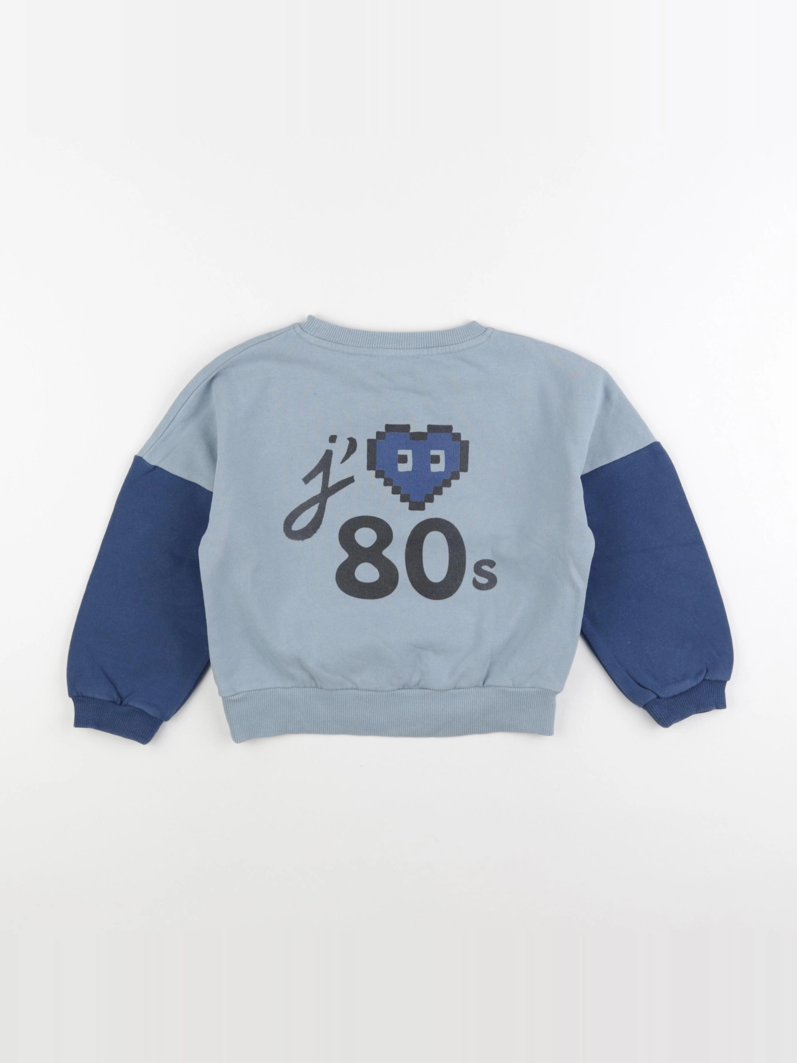 Emile et Ida - sweat bleu - 8 ans