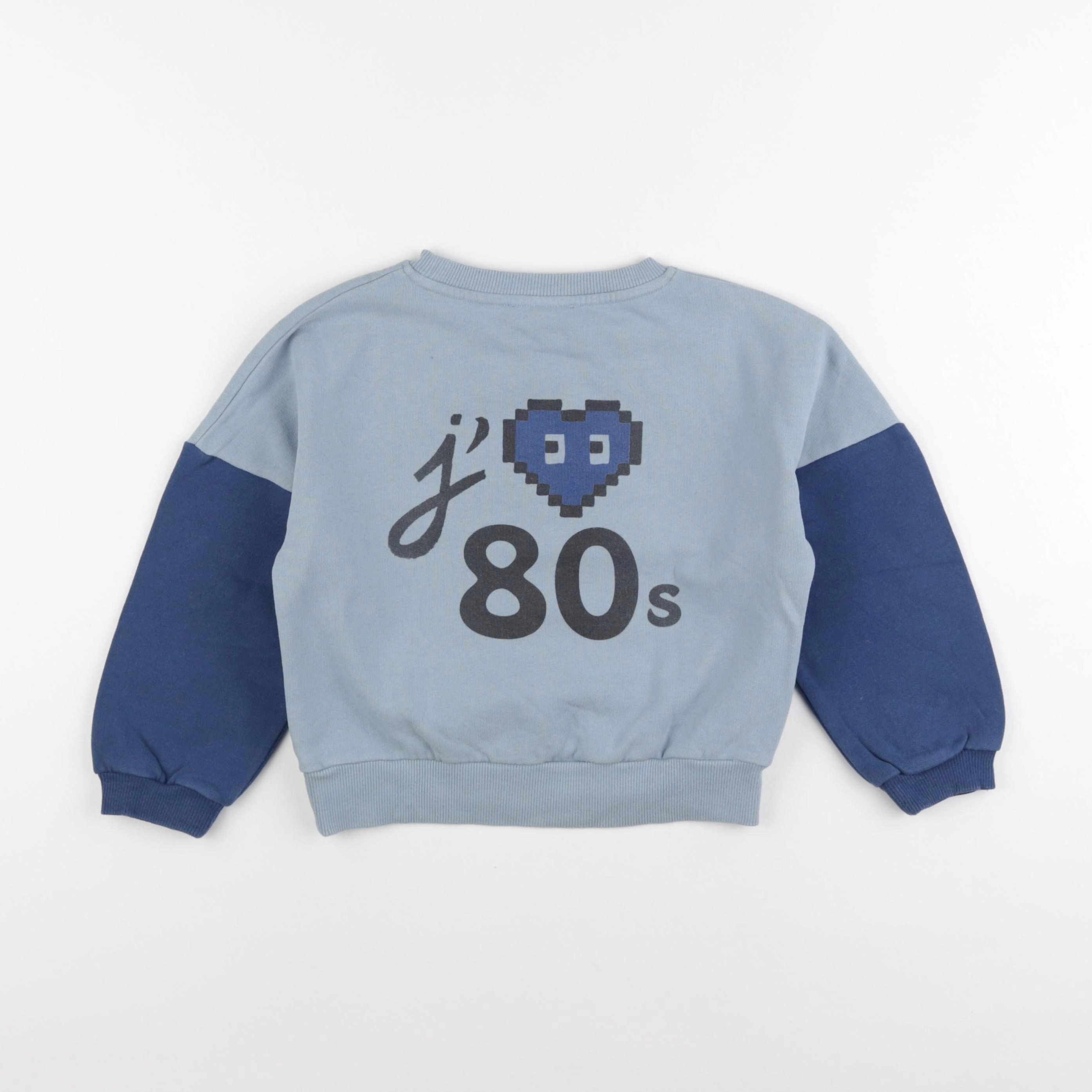Emile et Ida - sweat bleu - 8 ans
