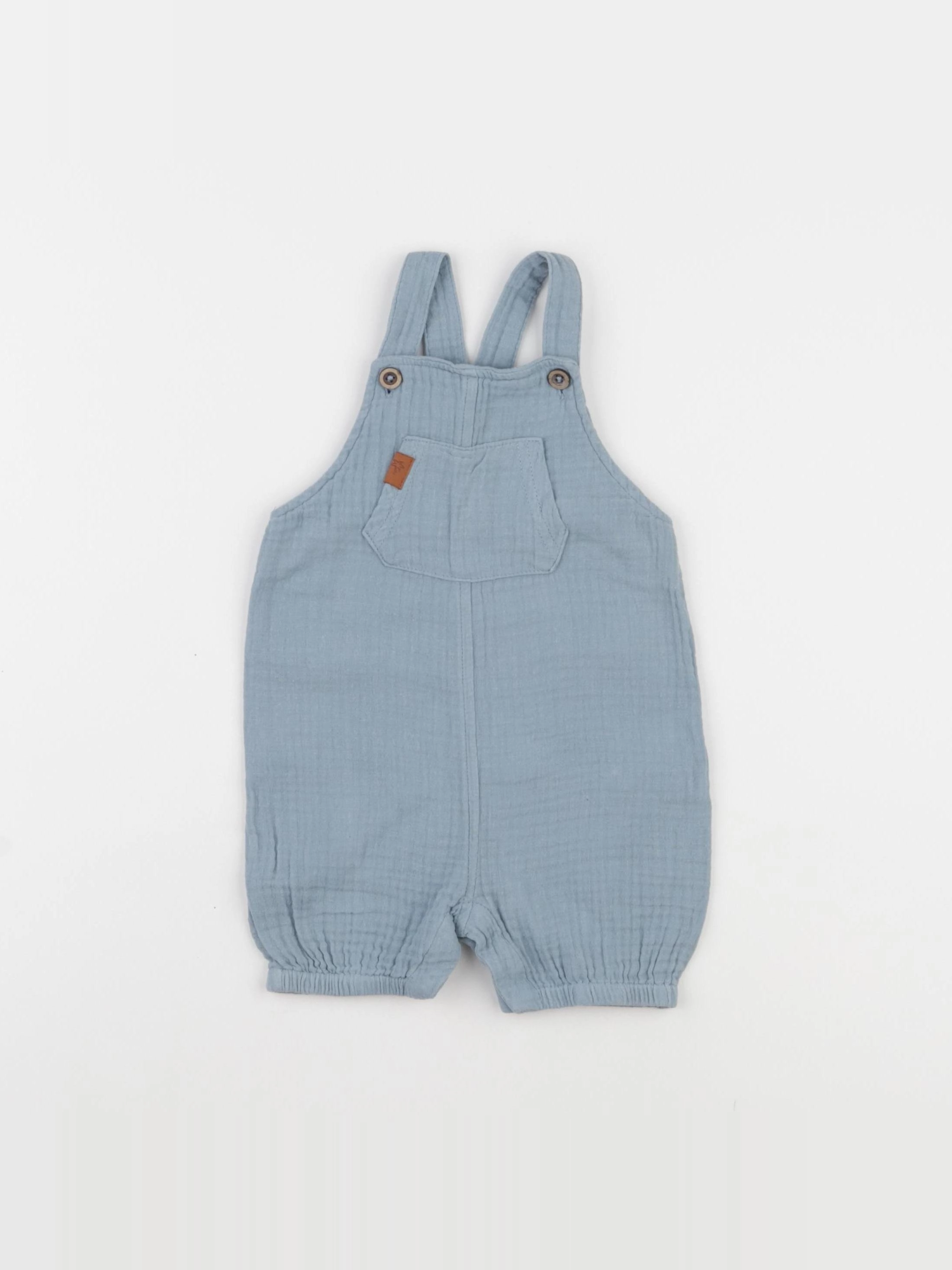 Vertbaudet - combinaison bleu - 6 mois