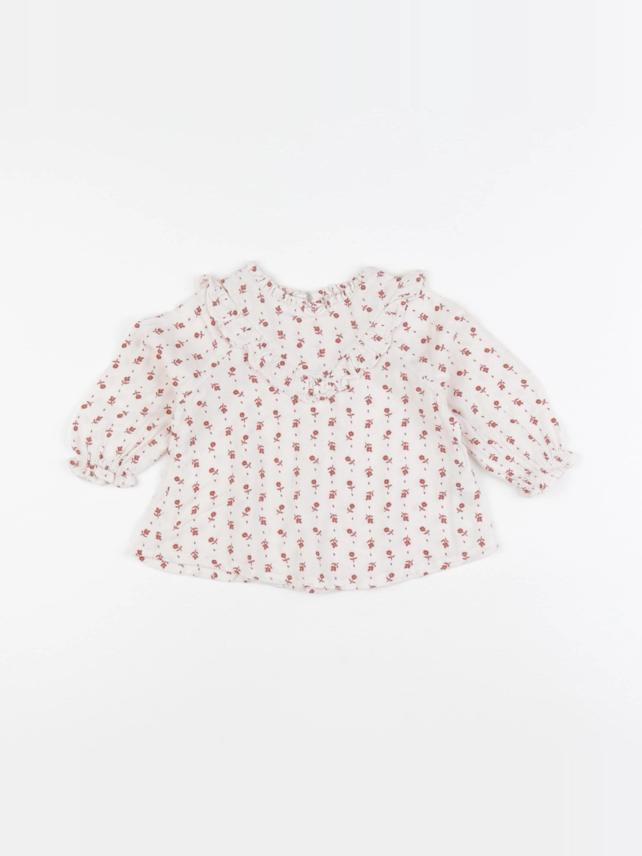 Vertbaudet - blouse rose - 6 mois