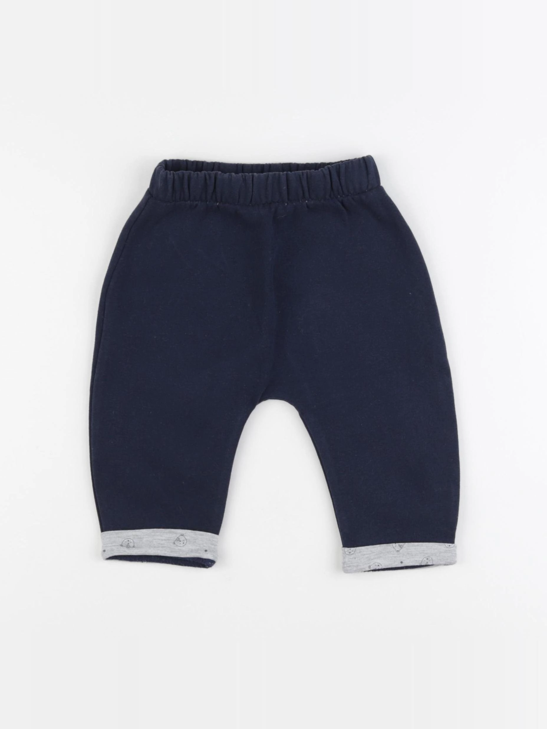 Vertbaudet - pantalon bleu - 9 mois