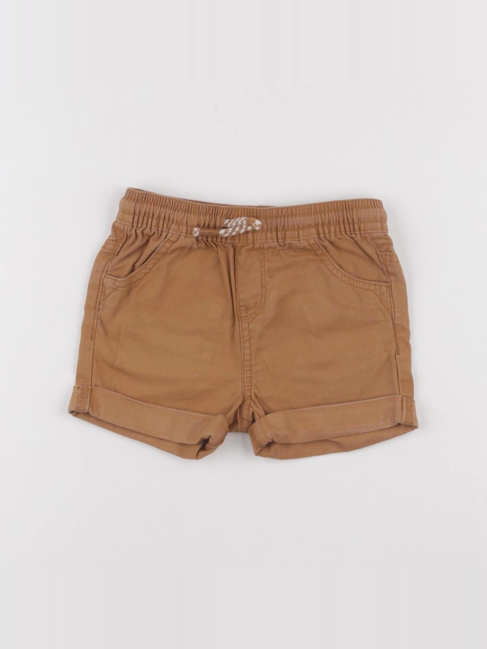 Vertbaudet - short marron - 24 mois