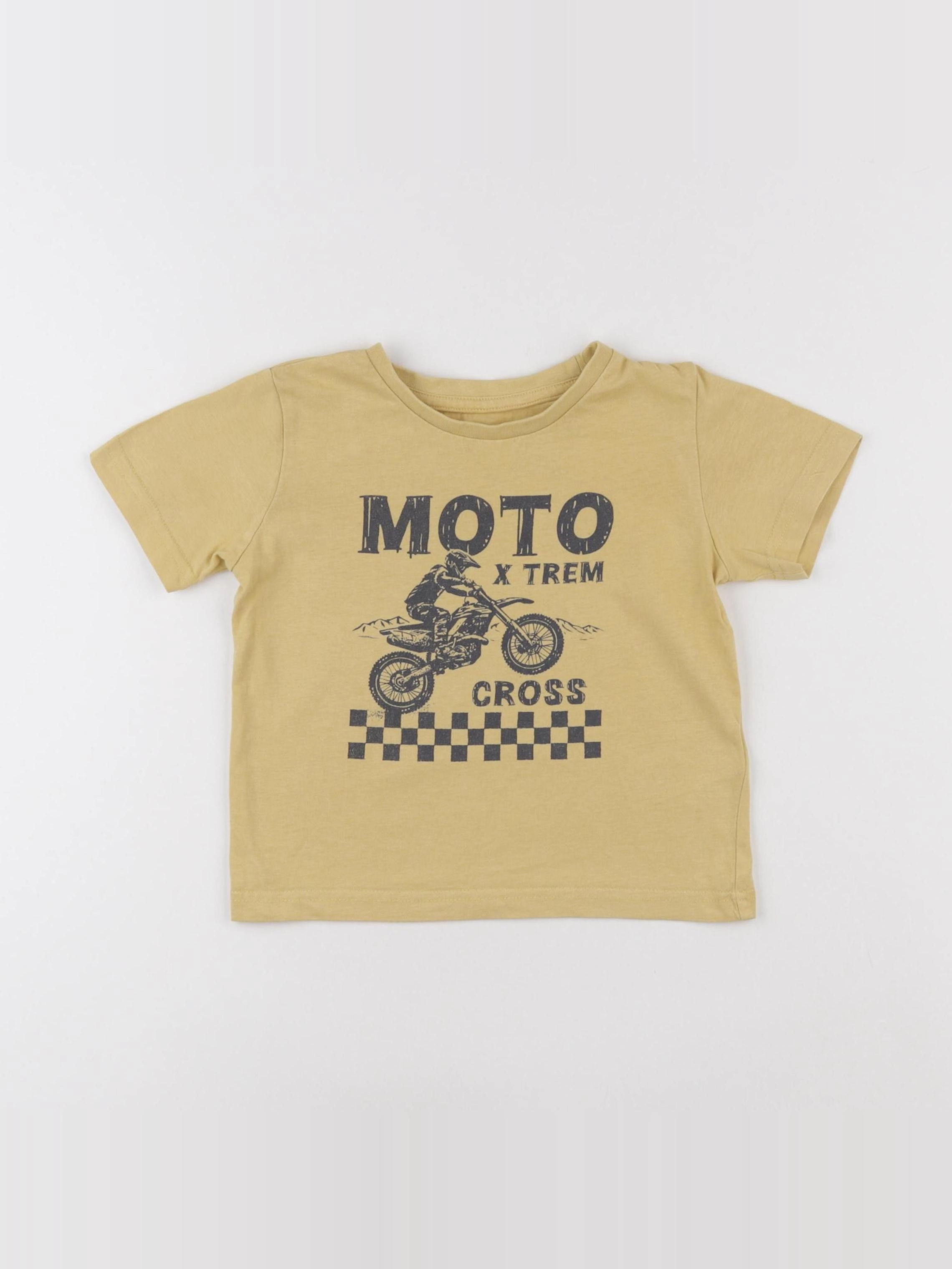 Vertbaudet - tee-shirt jaune - 4 ans