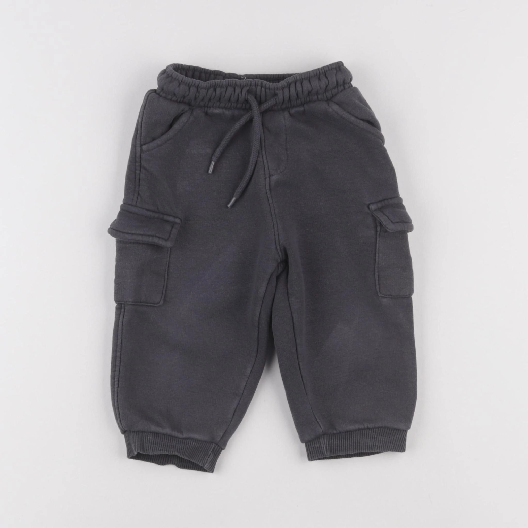 Vertbaudet - pantalon gris - 12 mois