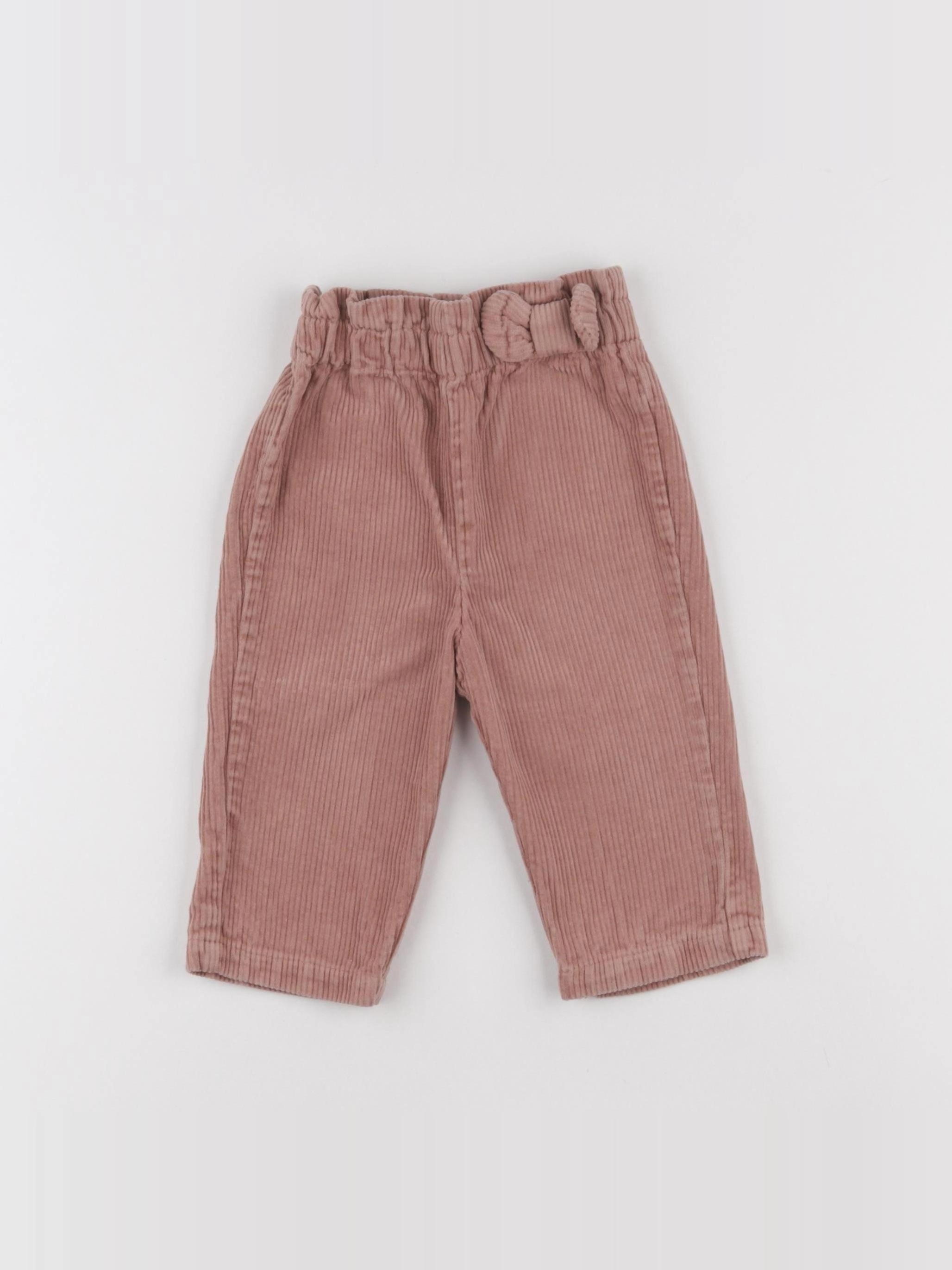 Vertbaudet - pantalon rose - 9 mois