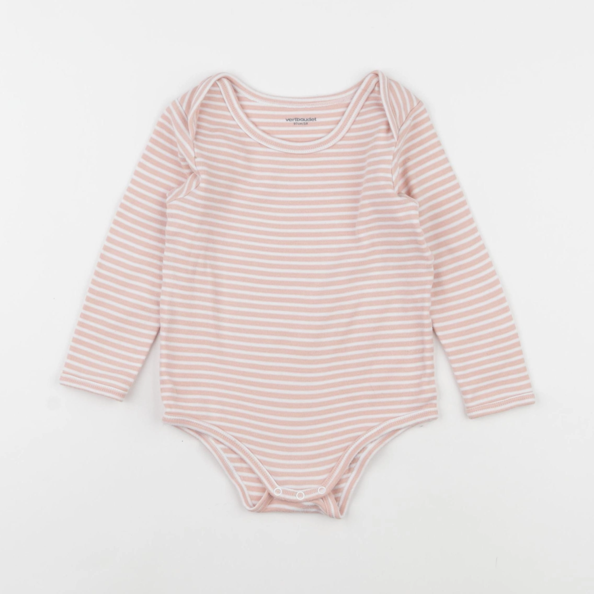 Vertbaudet - body rose - 3 ans