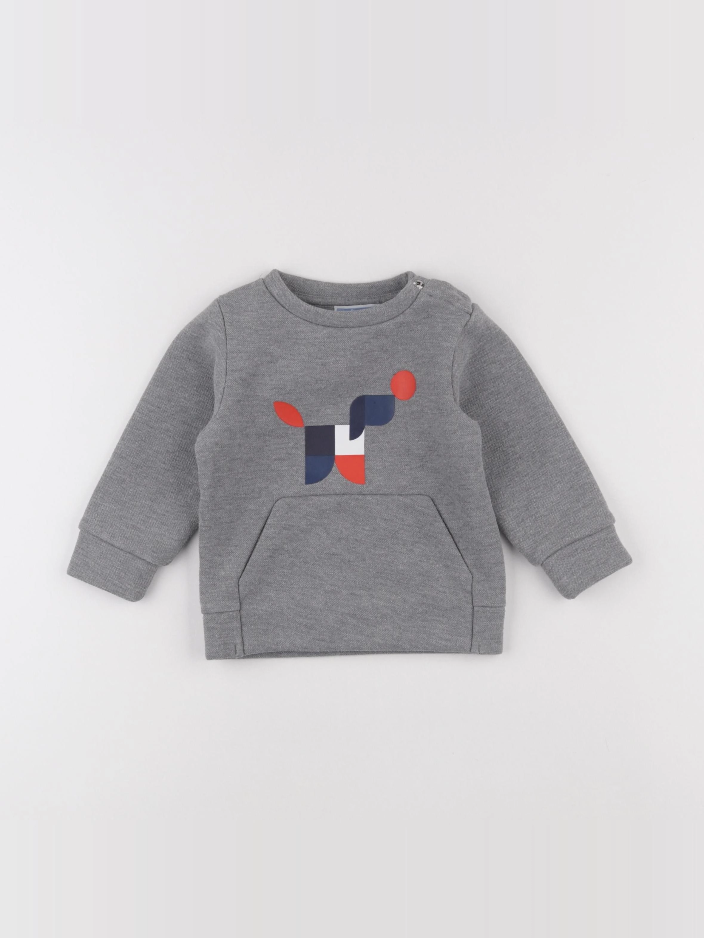 Jacadi - sweat gris - 18 mois