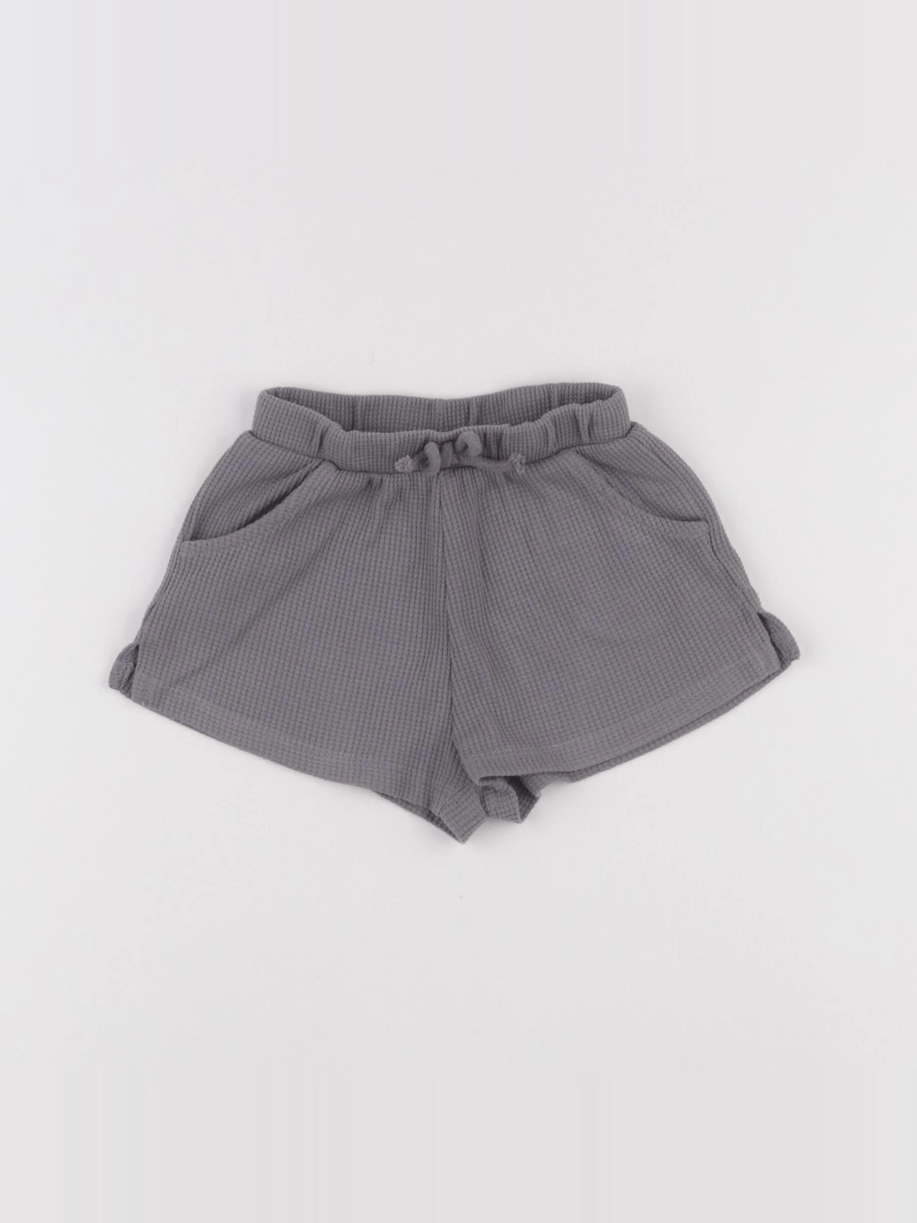 Zara - short gris - 9/12 mois
