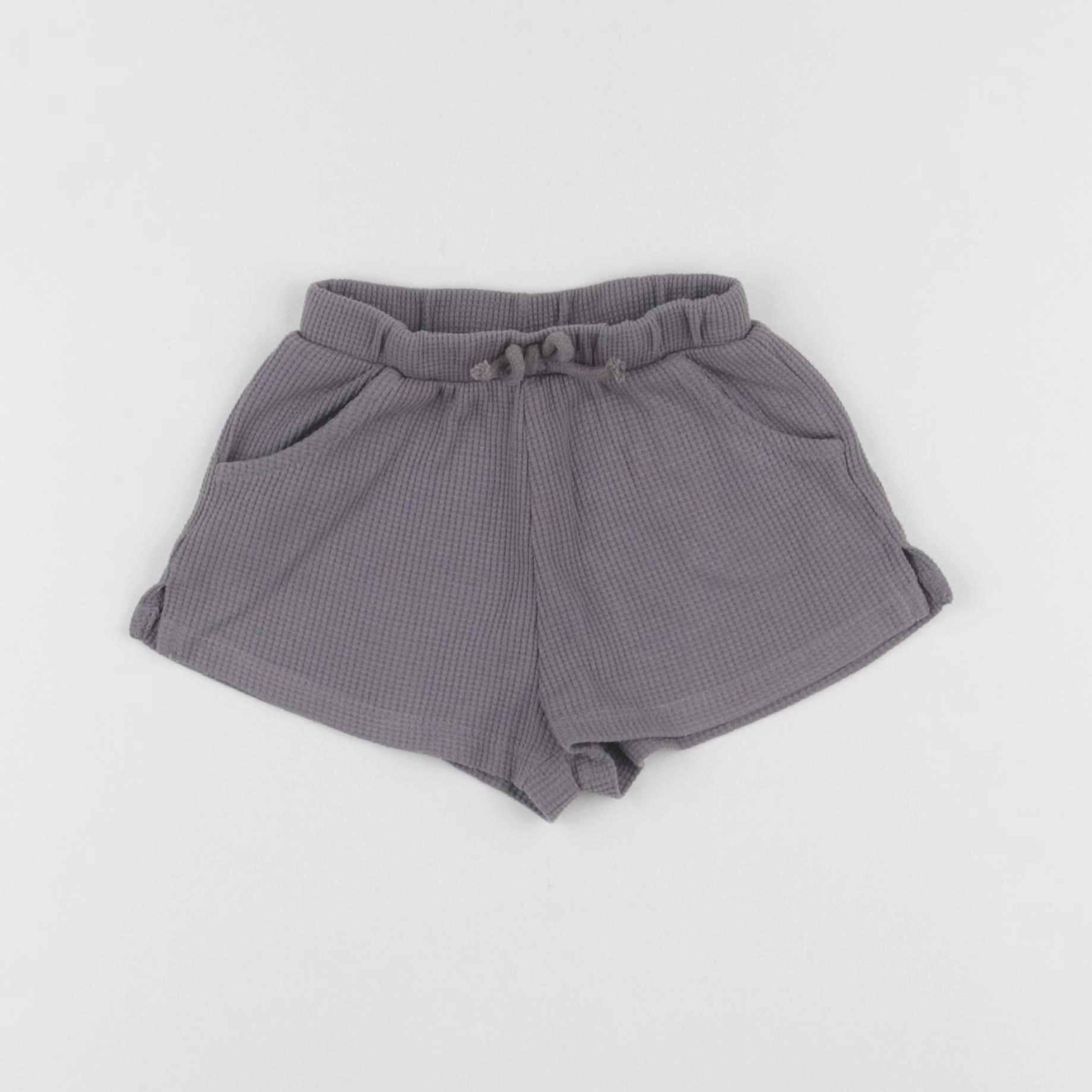 Zara - short gris - 9/12 mois