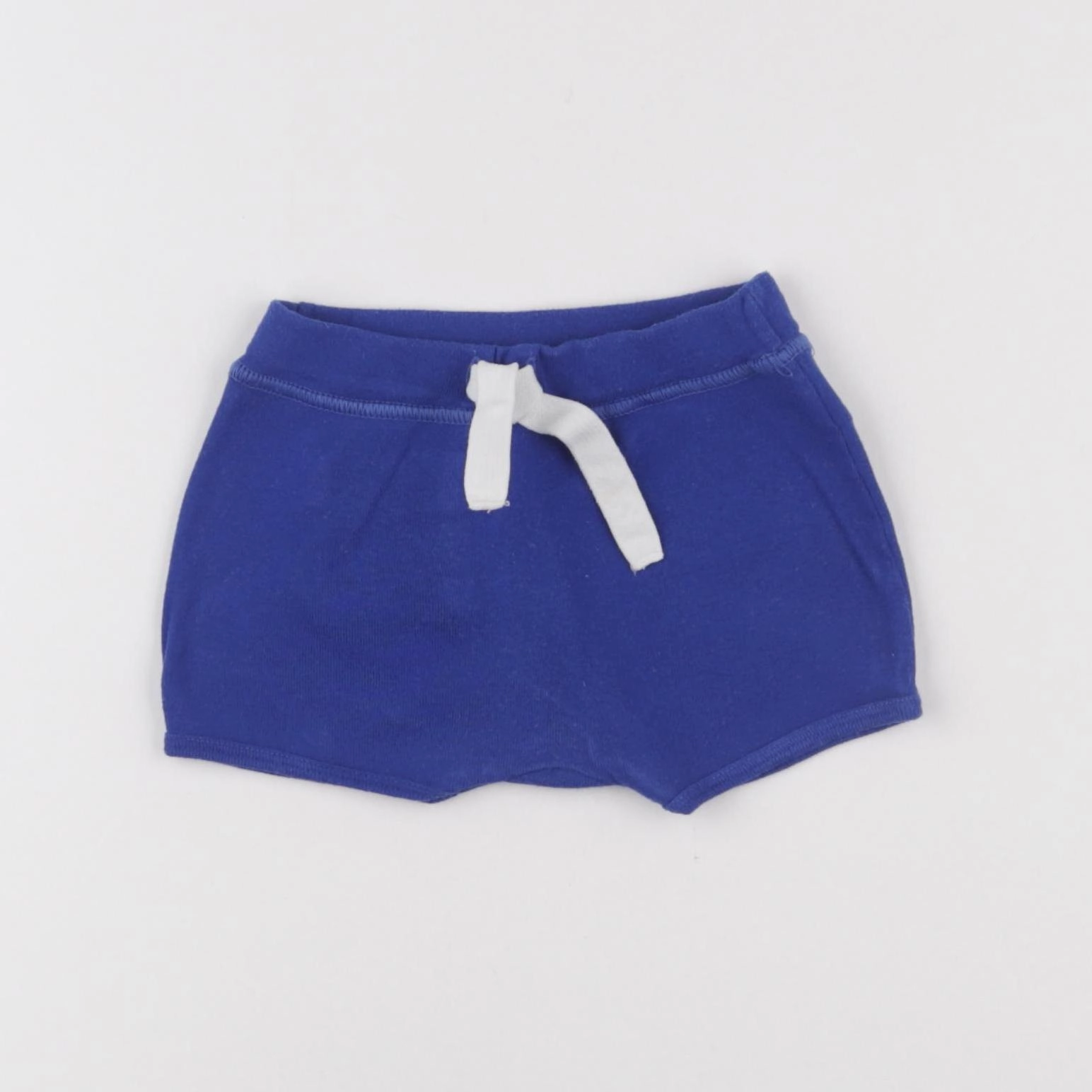 Petit Bateau - short bleu - 12 mois