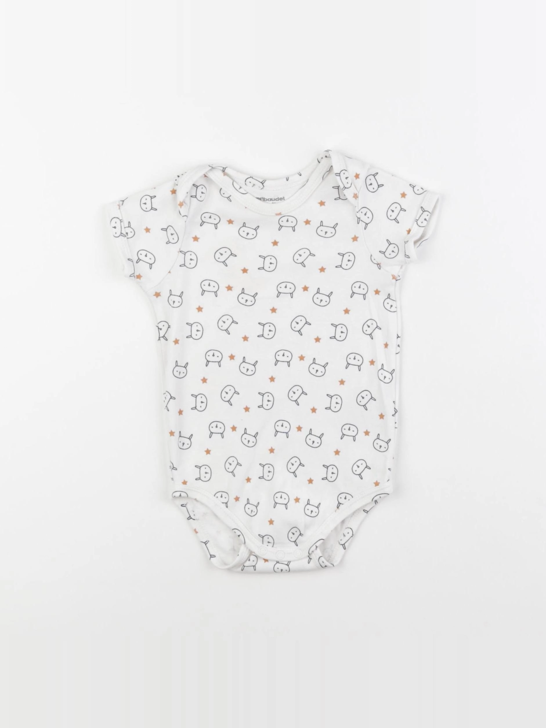 Vertbaudet - body blanc - 18 mois