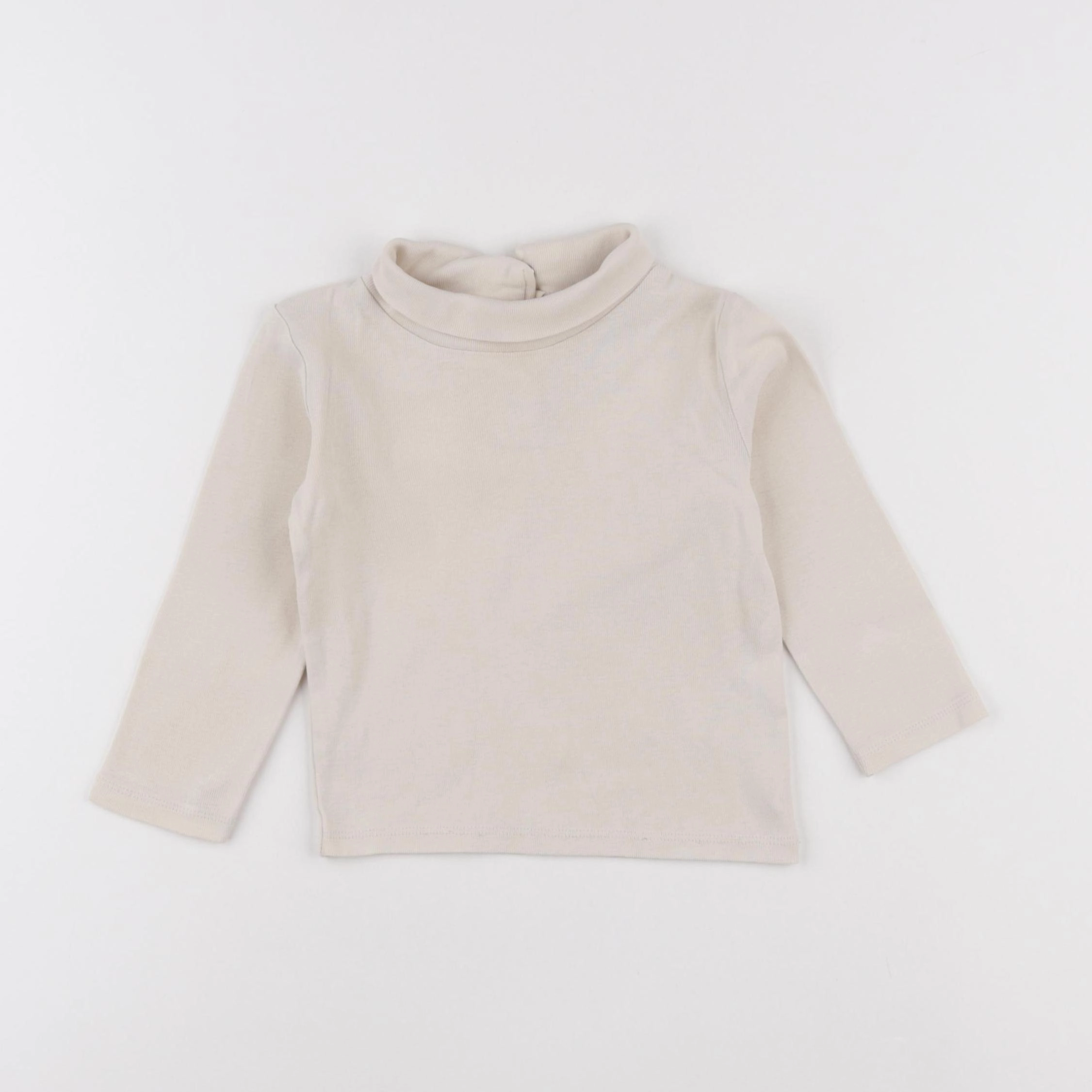 Vertbaudet - sous-pull beige - 18 mois