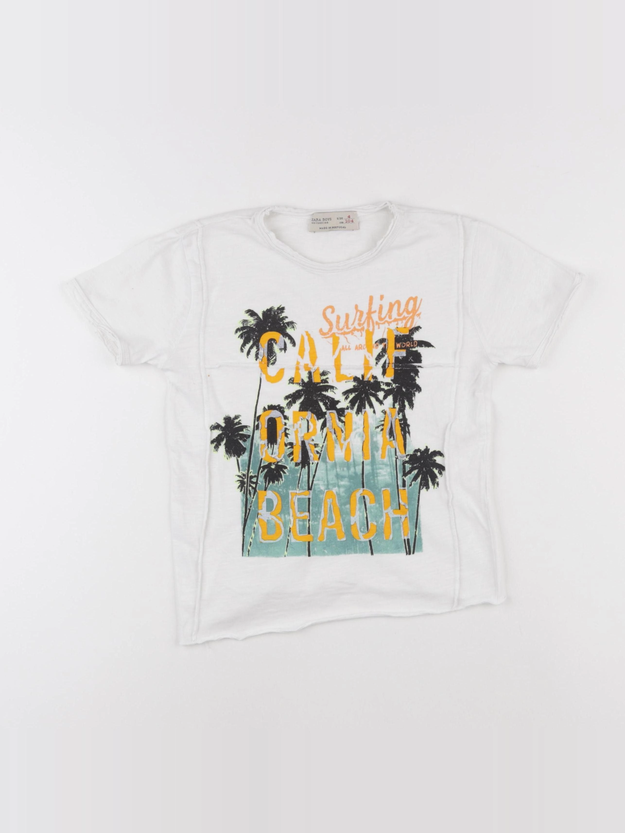 Zara - tee-shirt blanc - 4 ans