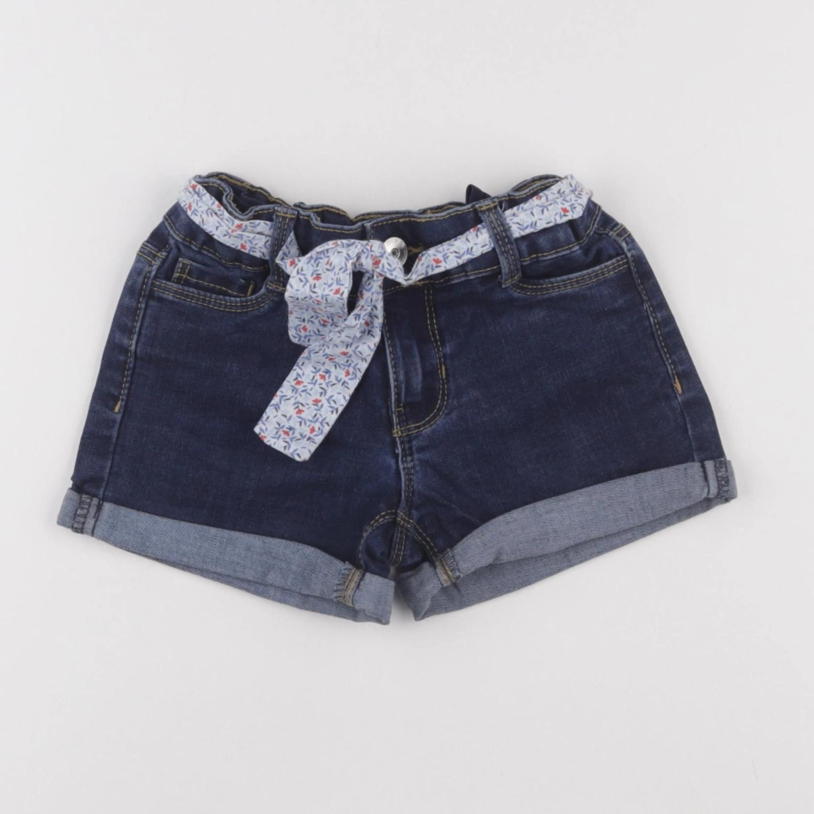Okaidi - short bleu - 4 ans