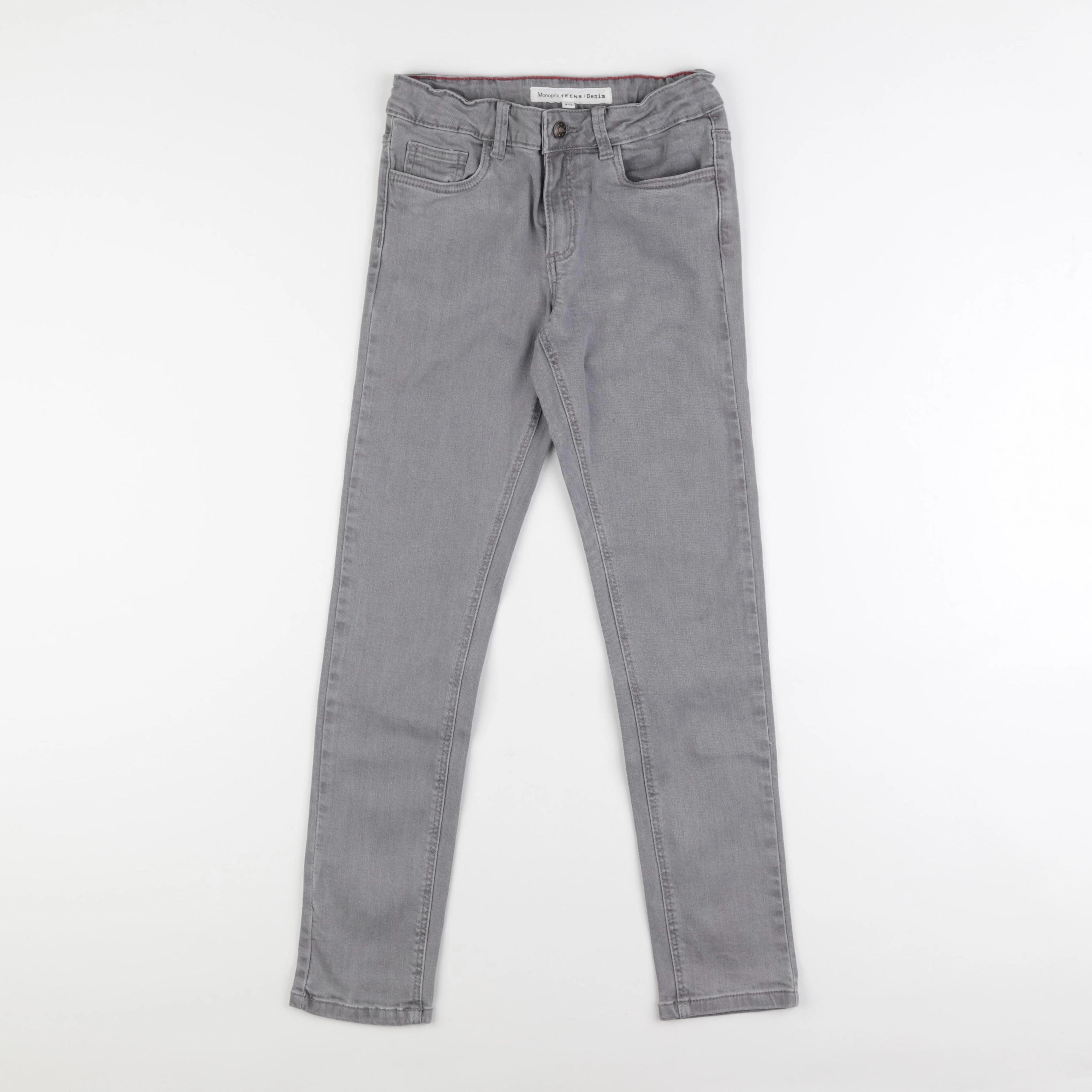 Monoprix - pantalon gris - 10 ans