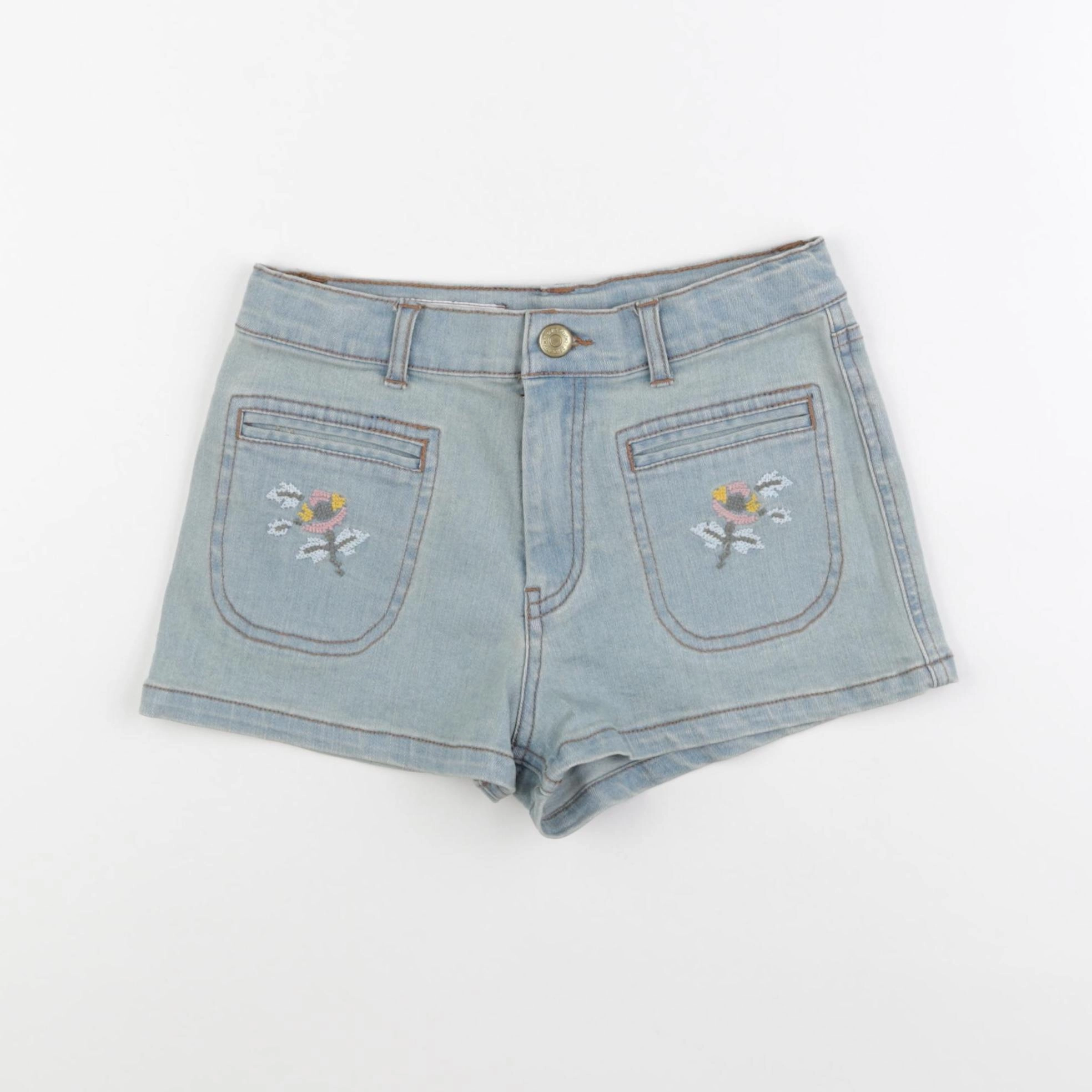 Zara - short bleu - 10 ans