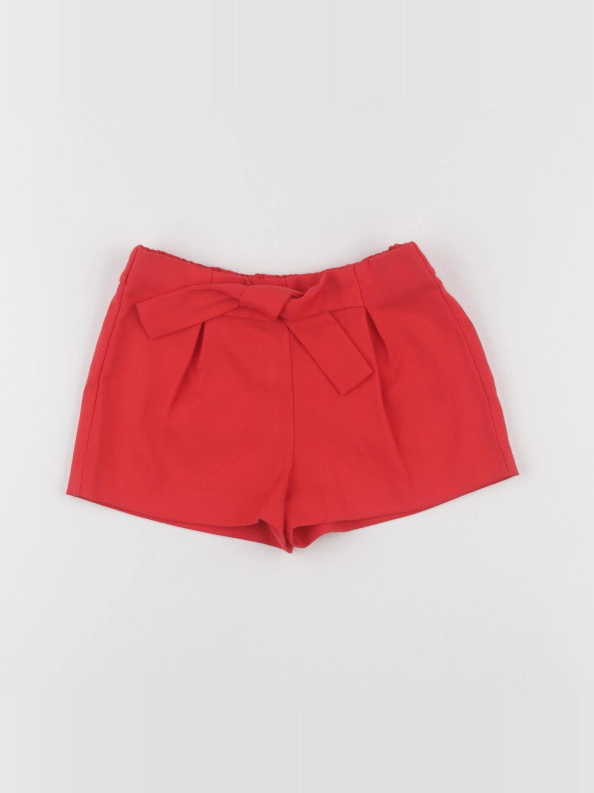 Okaidi - short rouge - 4 ans