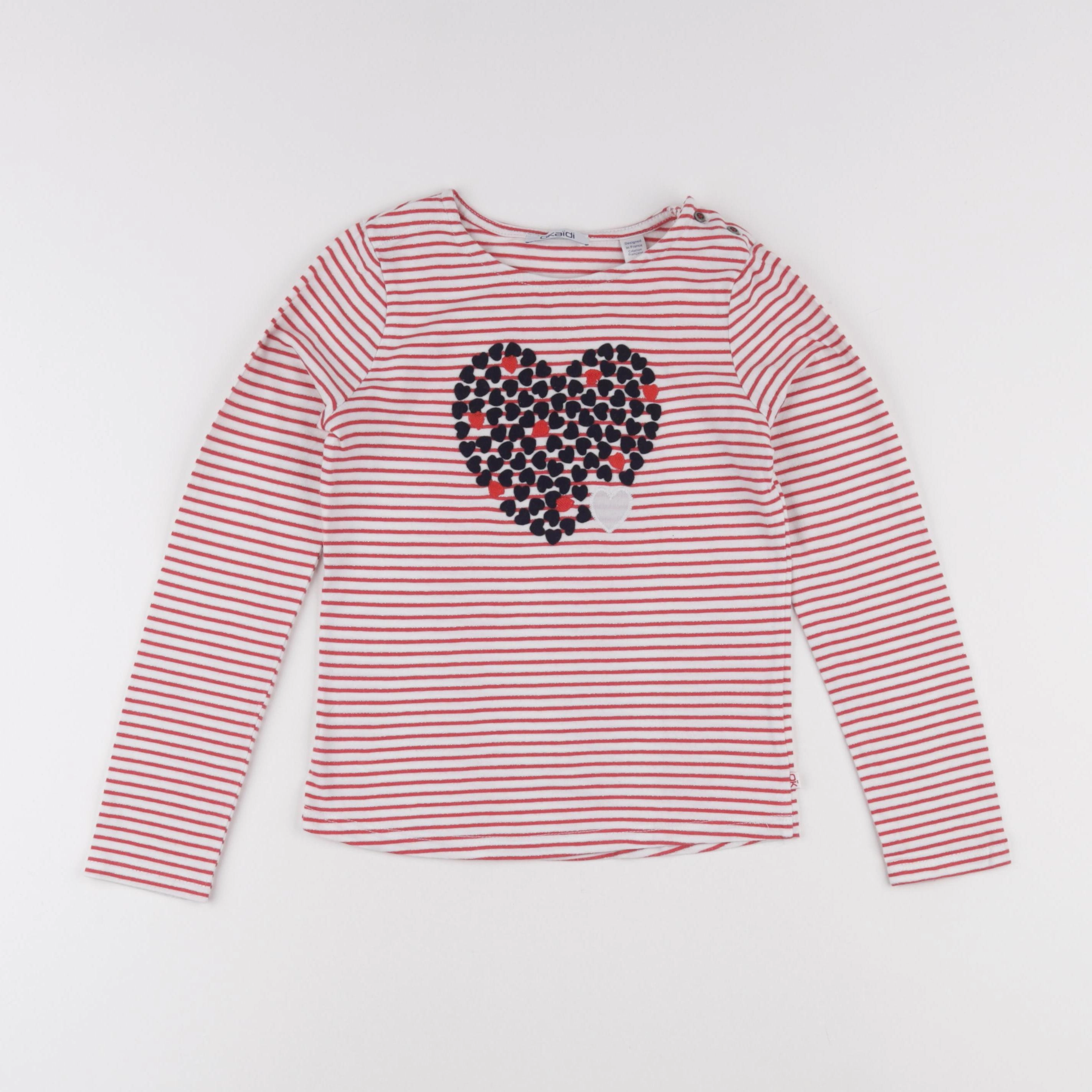 Okaidi - tee-shirt rose - 8 ans