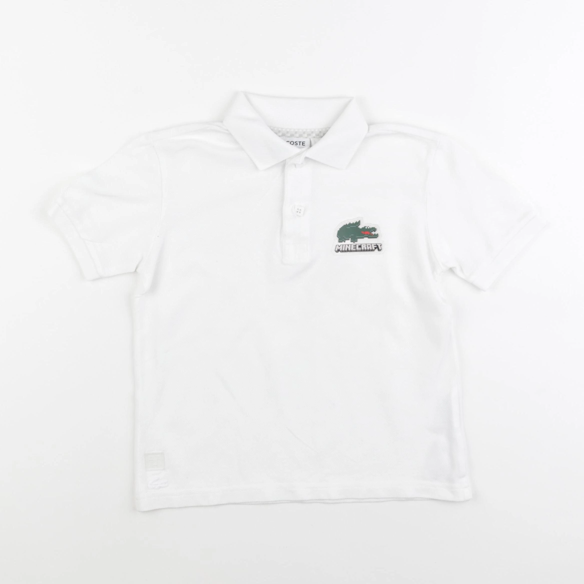 Lacoste - polo blanc - 5 ans