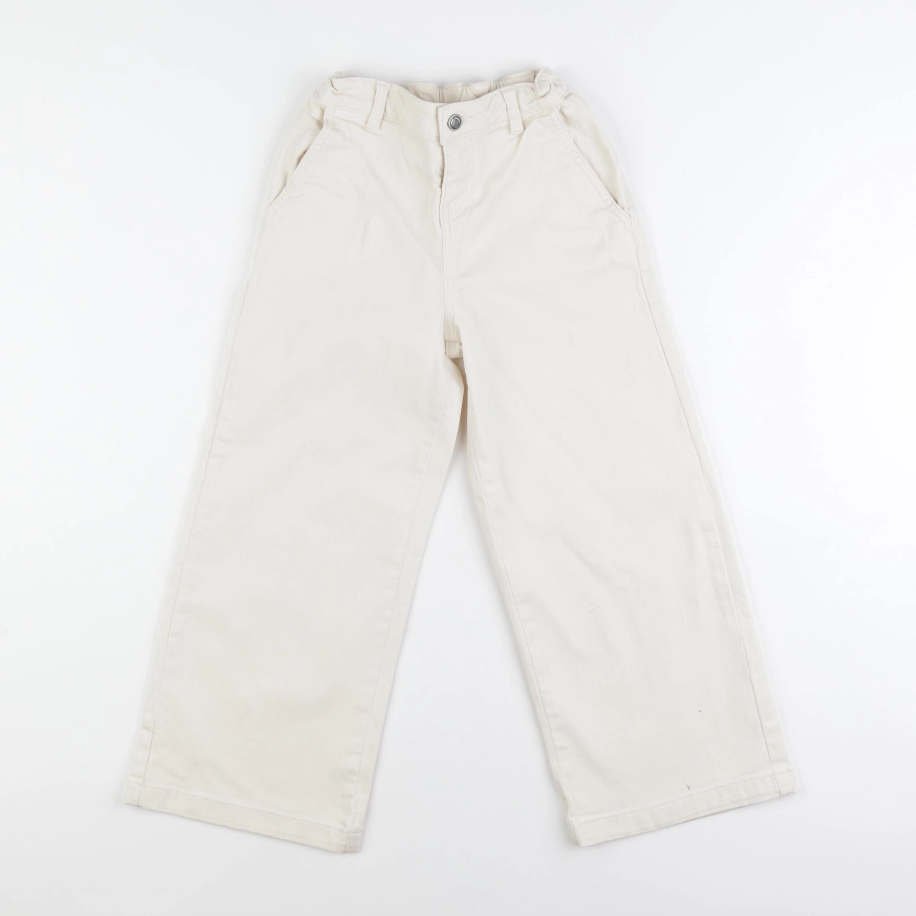 Petit Bateau - pantalon beige - 8 ans