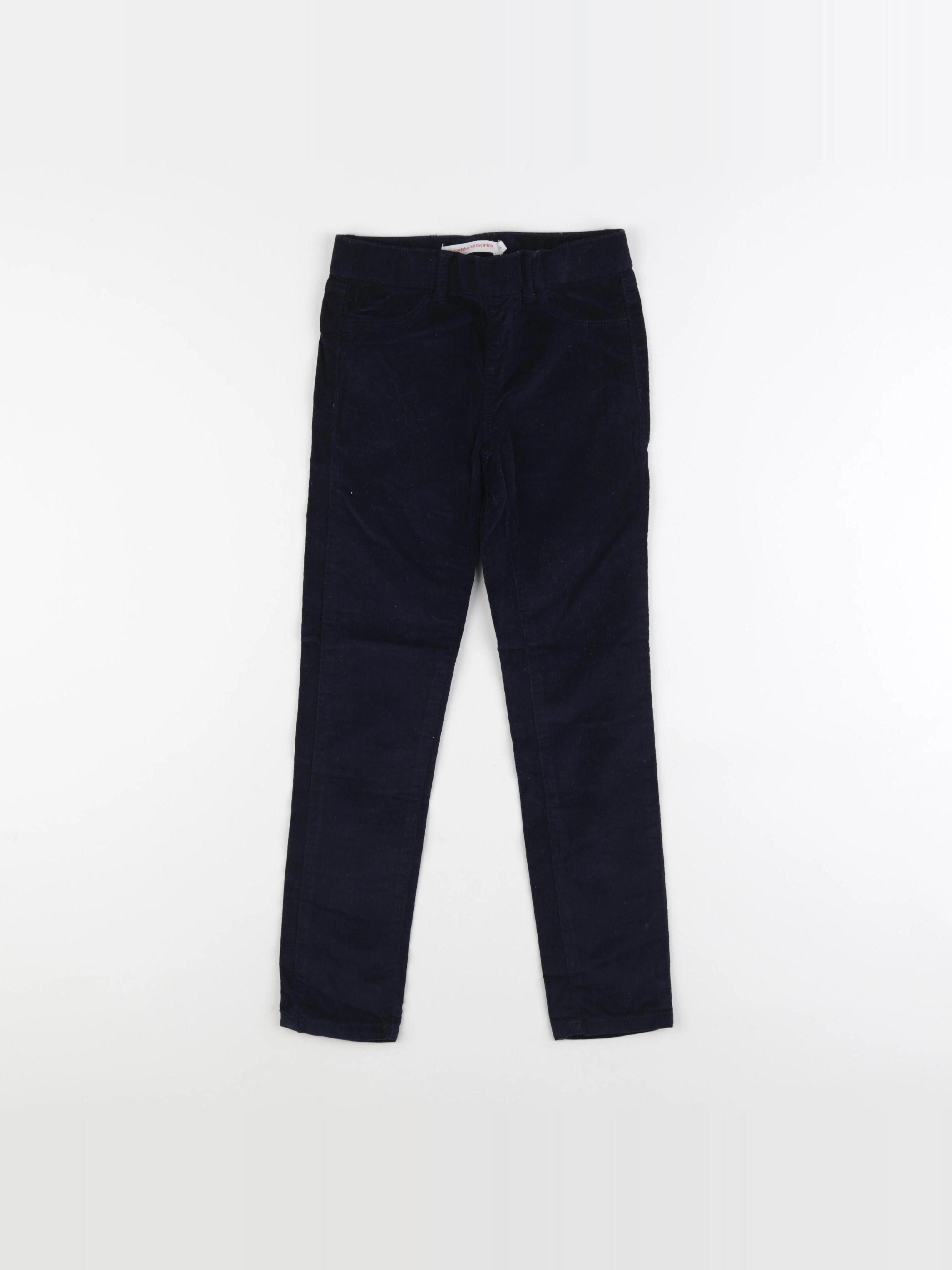 Monoprix - jegging bleu - 6 ans