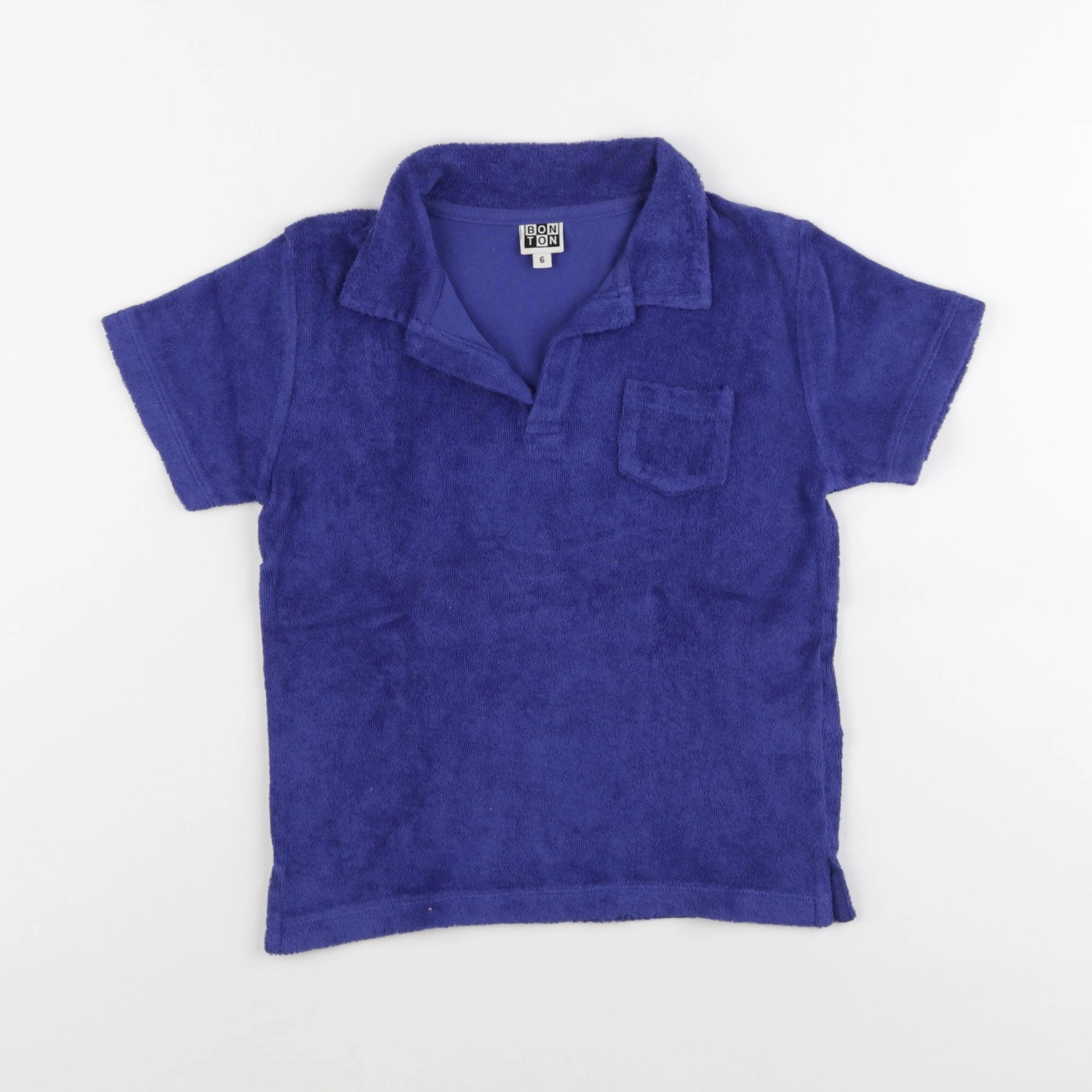 Bonton - polo bleu - 6 ans