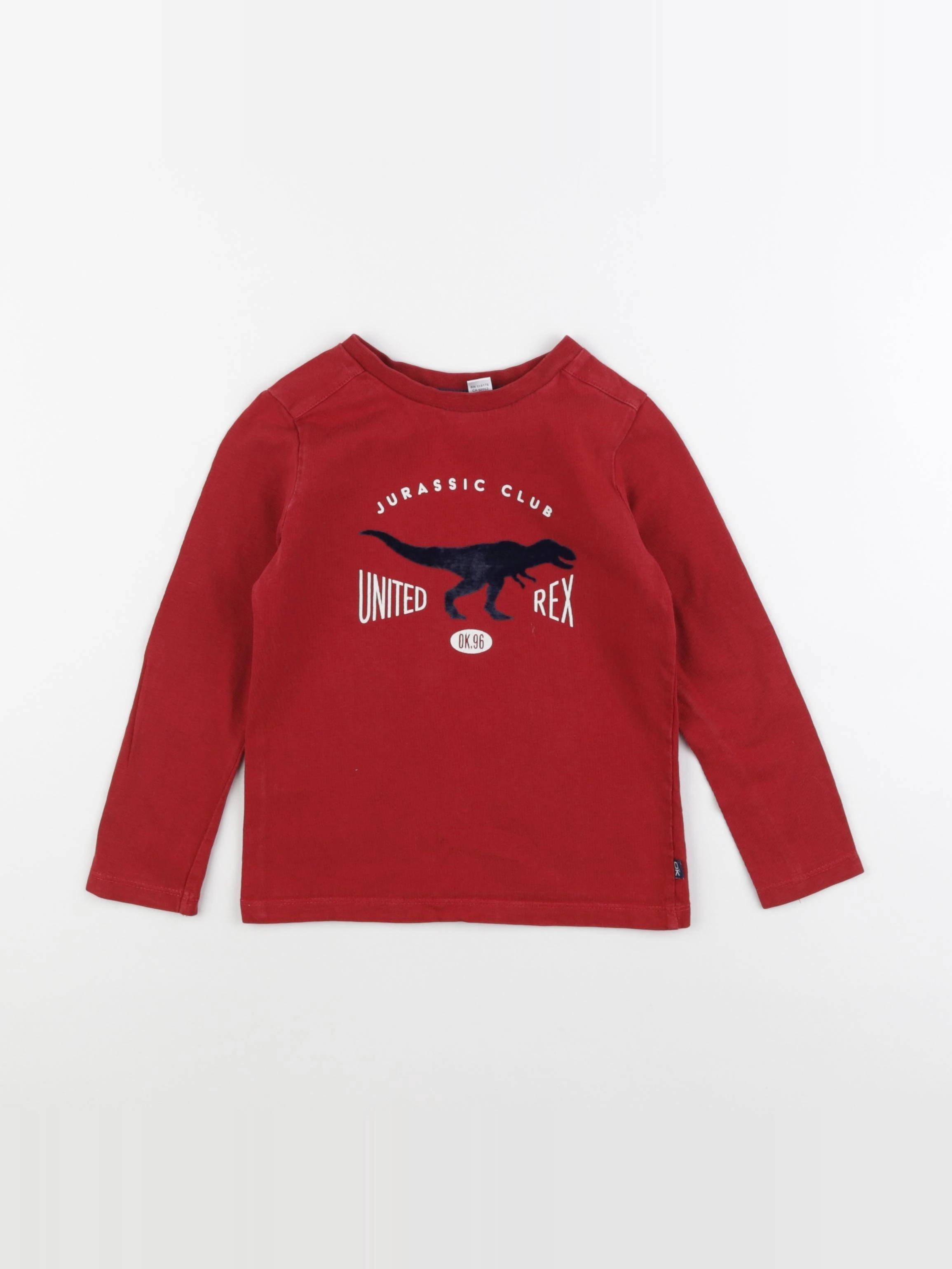 Okaidi - tee-shirt rouge - 4 ans