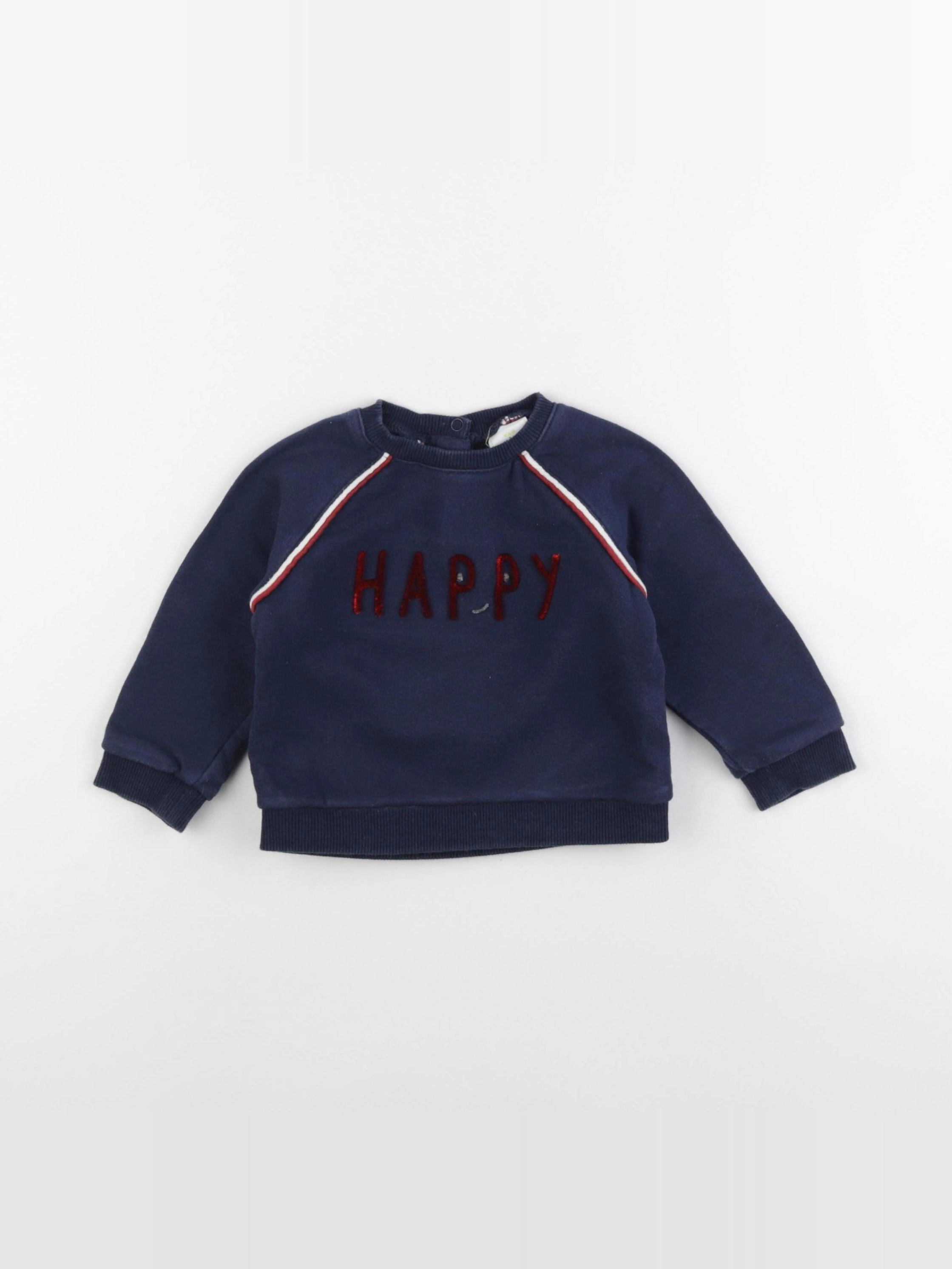 Tape à l'oeil - sweat bleu - 18 mois