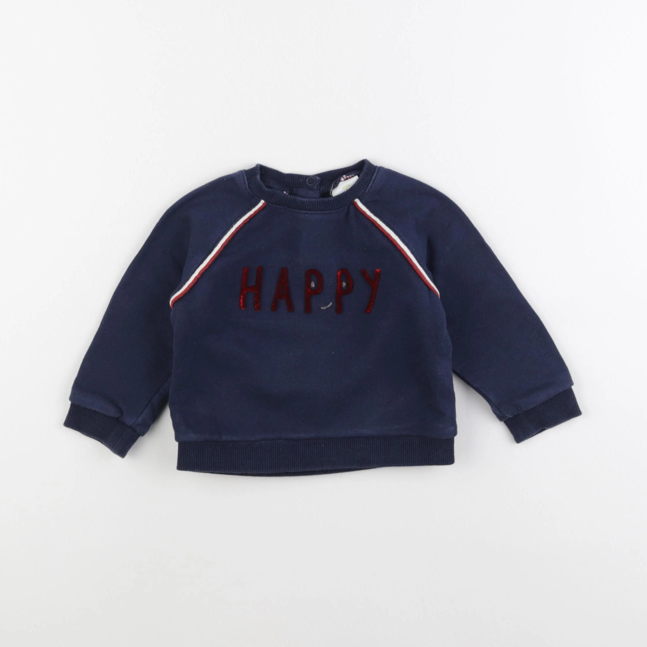 Tape à l'oeil - sweat bleu - 18 mois