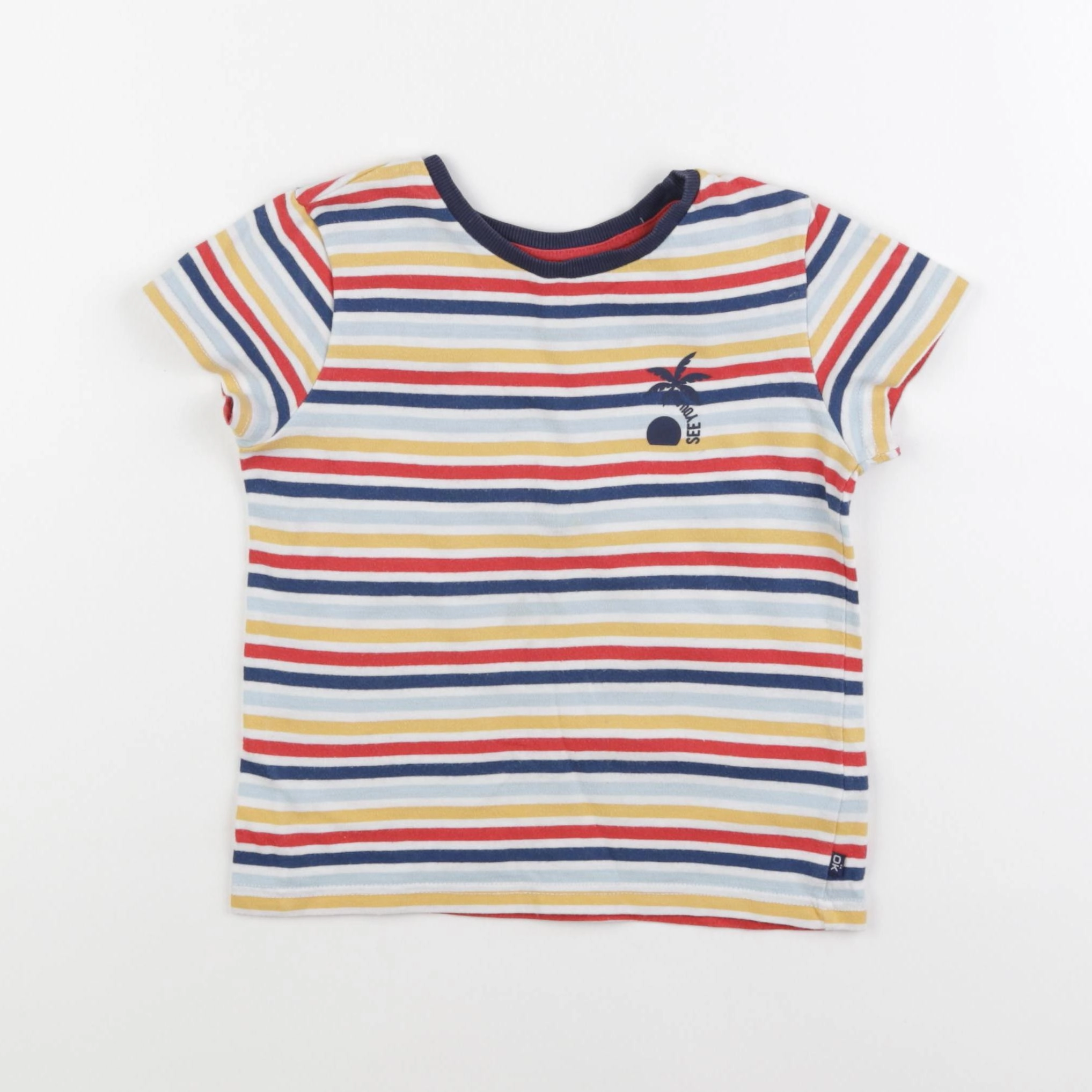 Okaidi - tee-shirt jaune - 4 ans