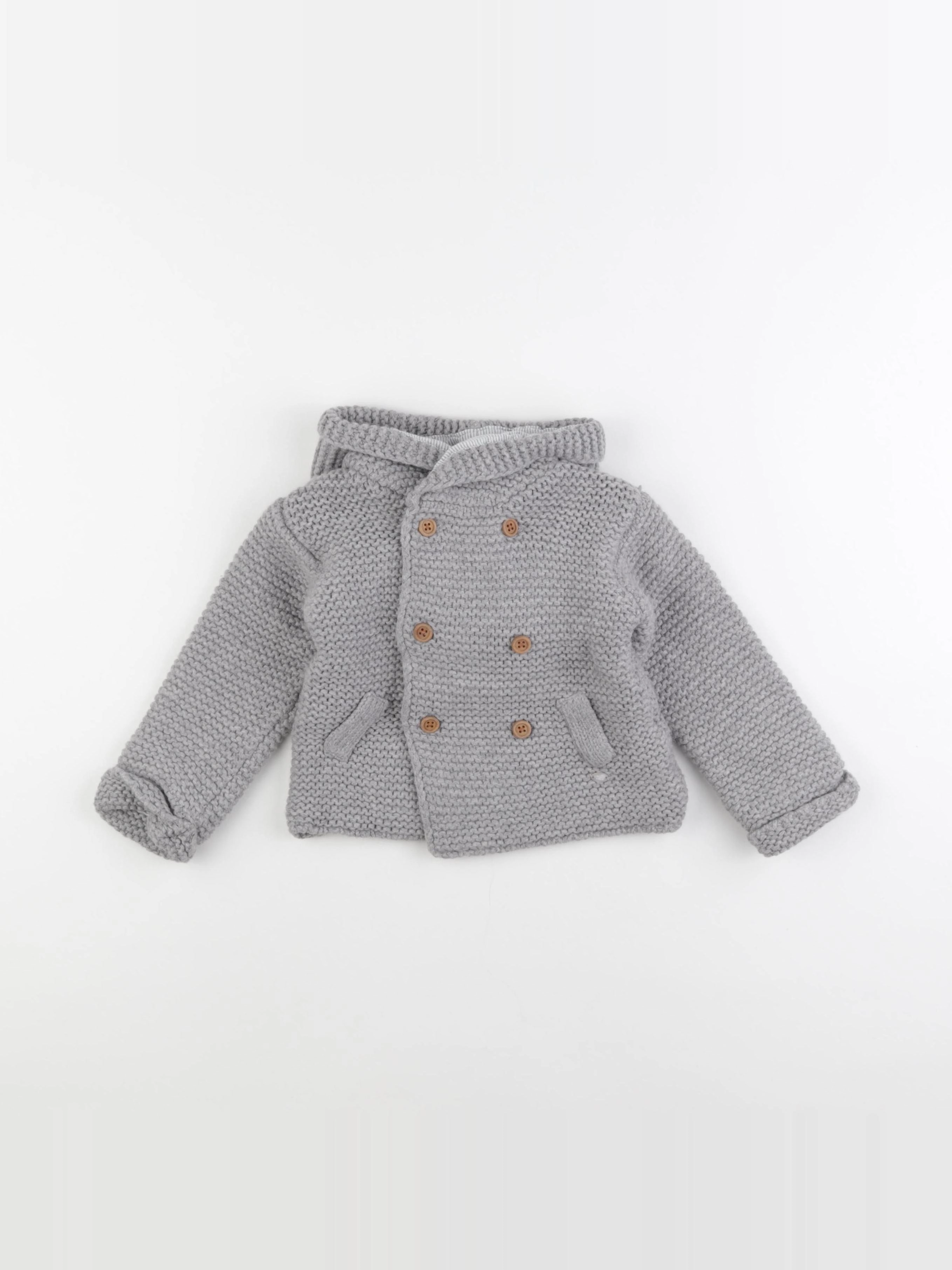 Cyrillus - gilet gris - 18 mois