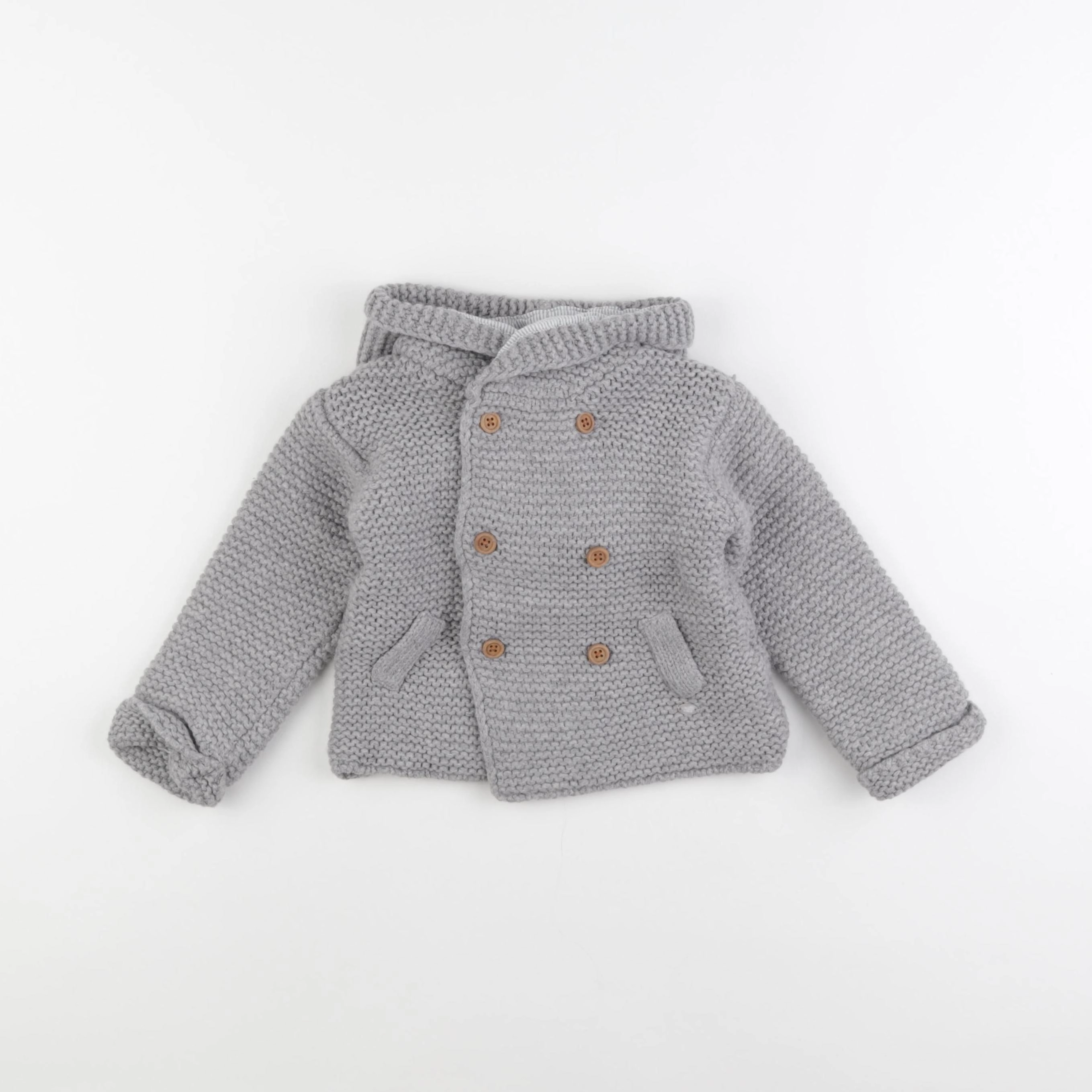 Cyrillus - gilet gris - 18 mois