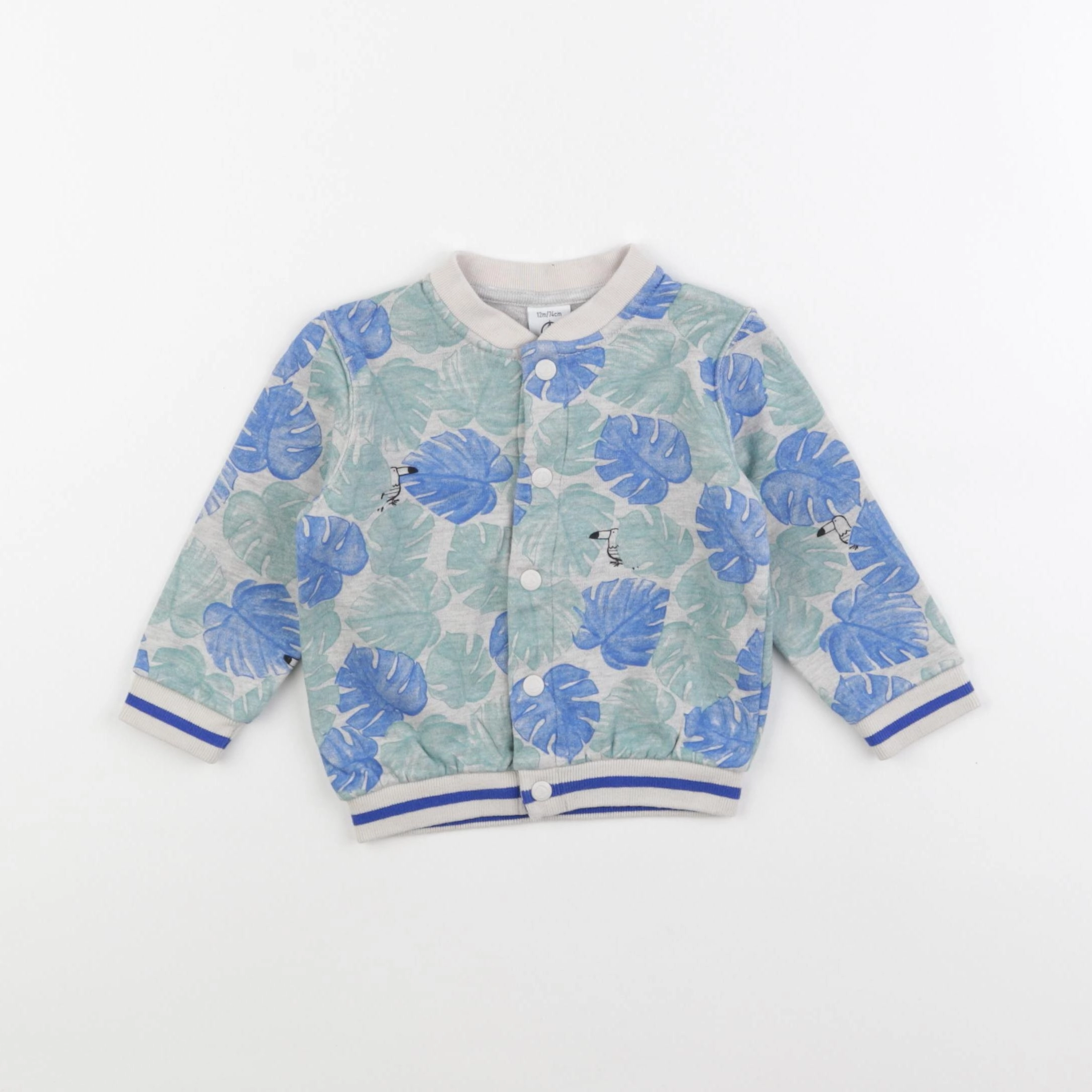 Petit Bateau - sweat multicolore - 12 mois