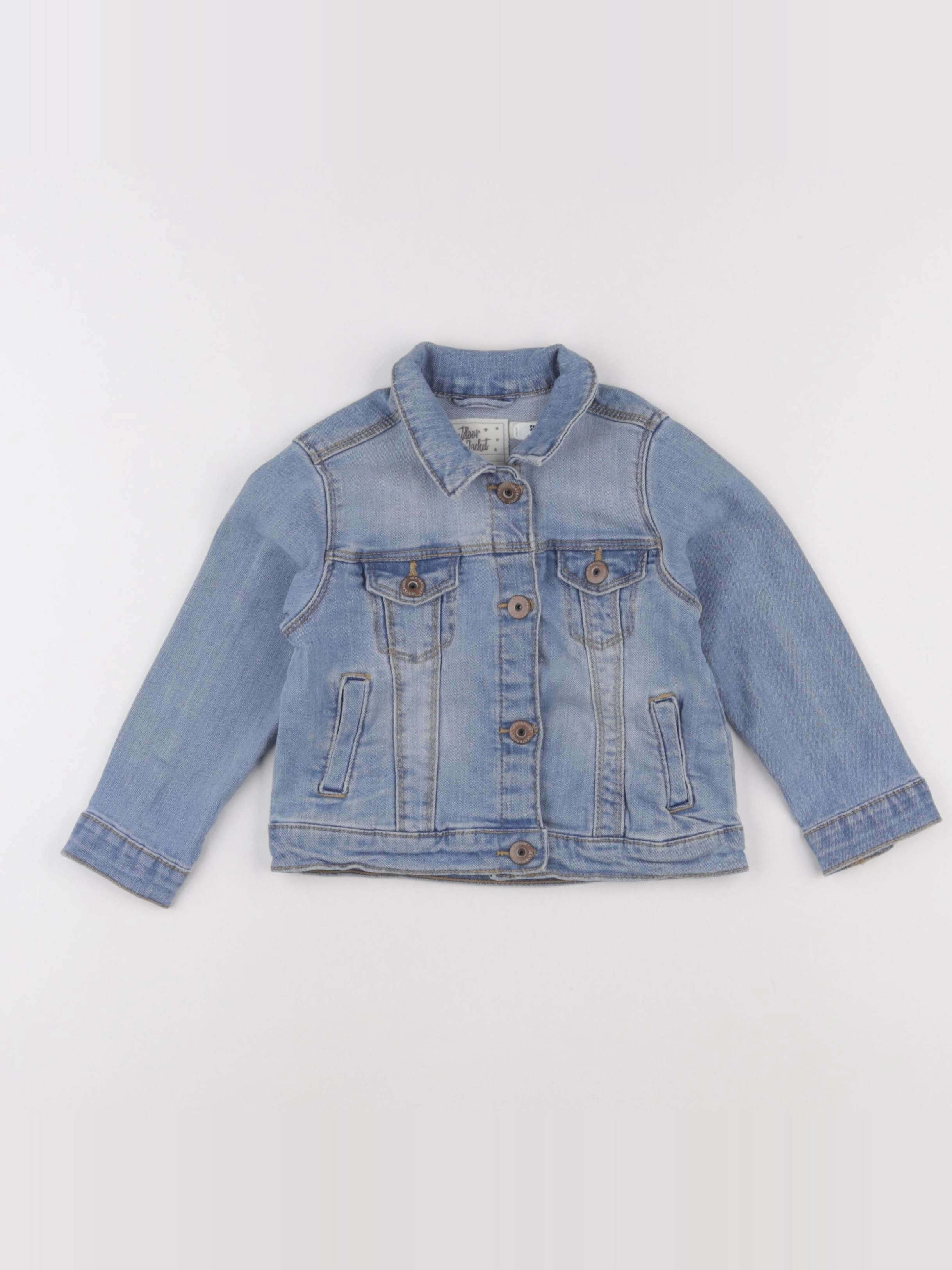 Vertbaudet - veste bleu - 3 ans