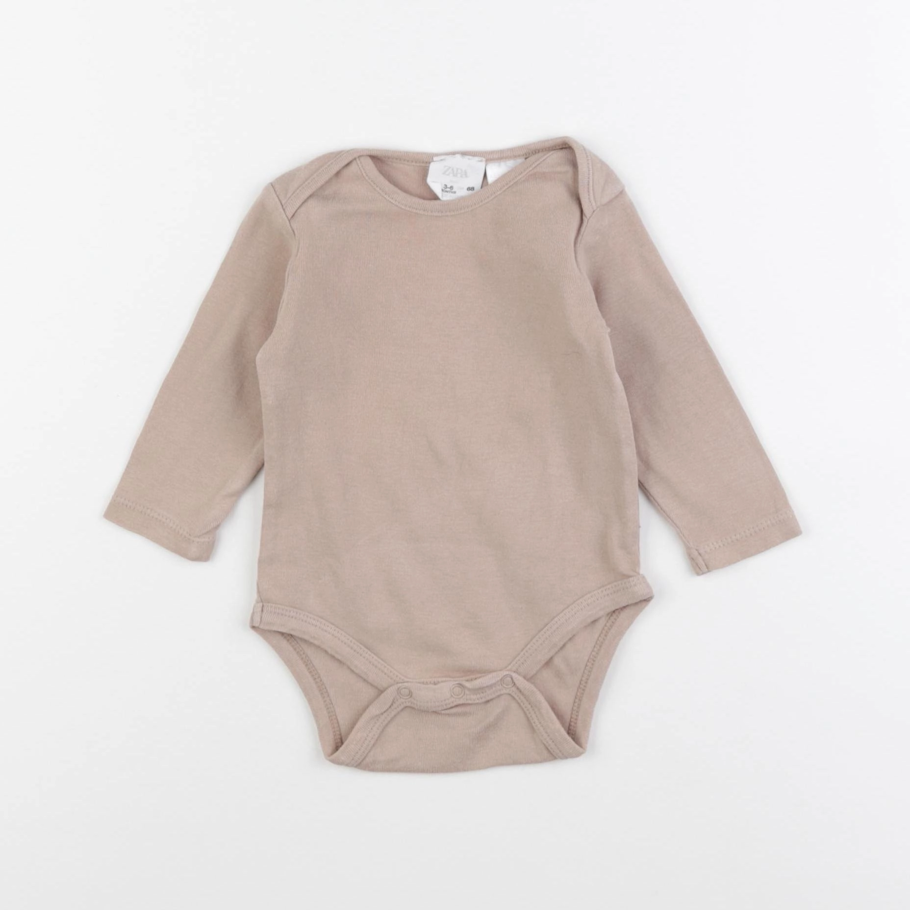 Zara - body beige - 3/6 mois