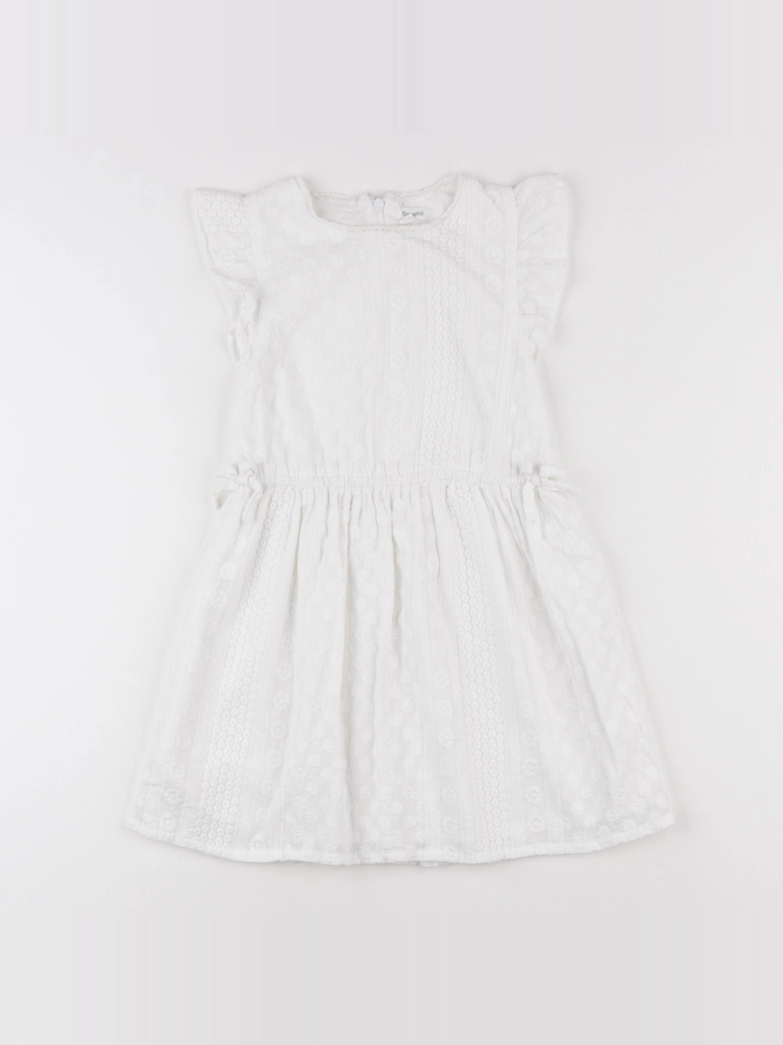 Vertbaudet - robe blanc - 6 ans