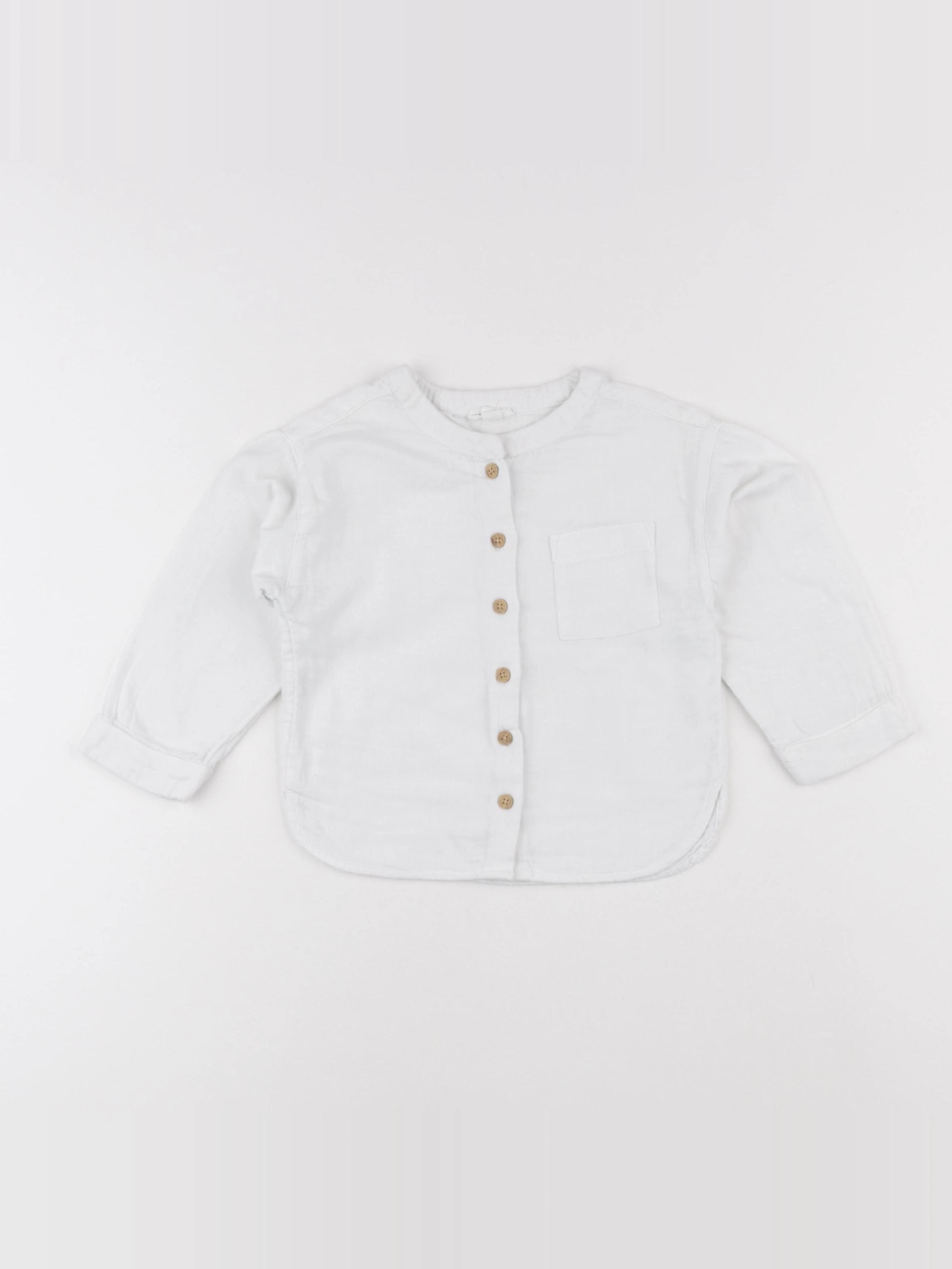 Vertbaudet - chemise blanc - 2 ans