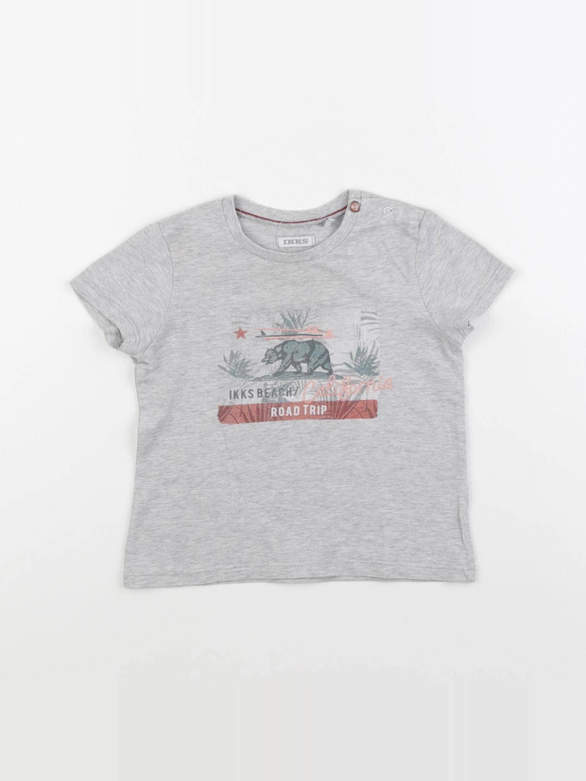 IKKS - tee-shirt gris - 18 mois