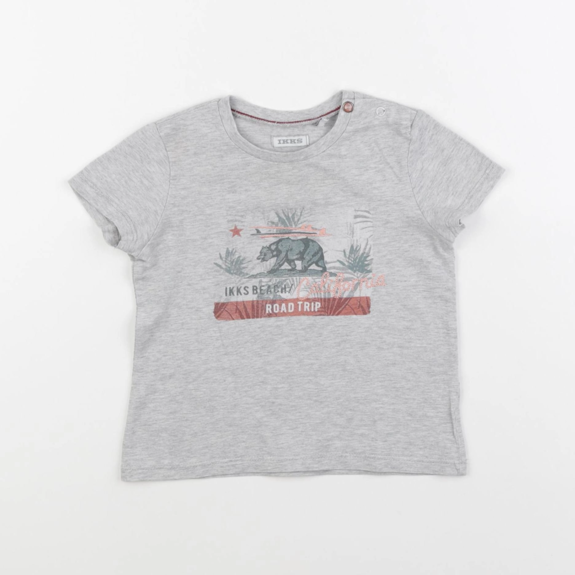 IKKS - tee-shirt gris - 18 mois