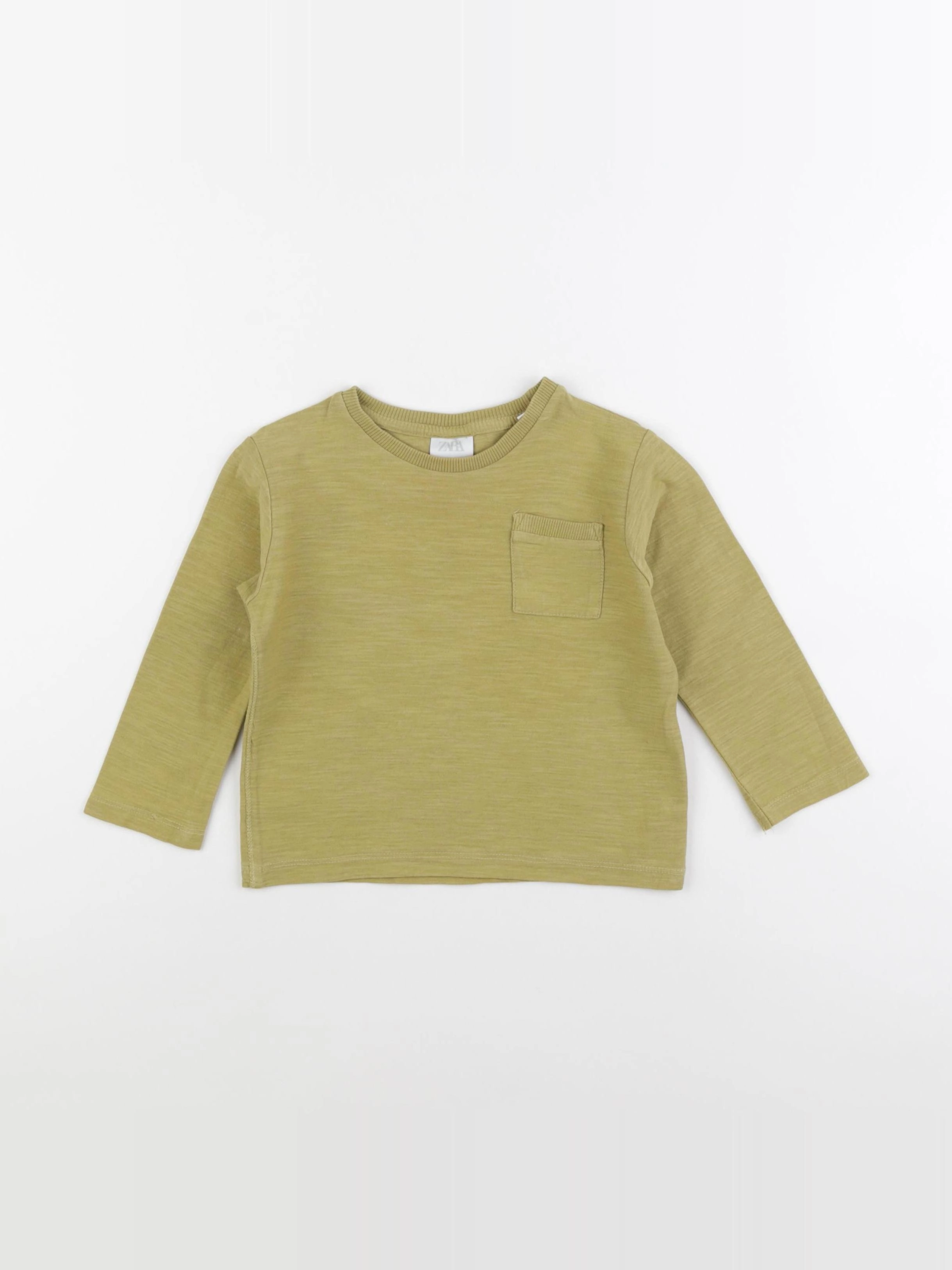 Zara - tee-shirt jaune - 12/18 mois