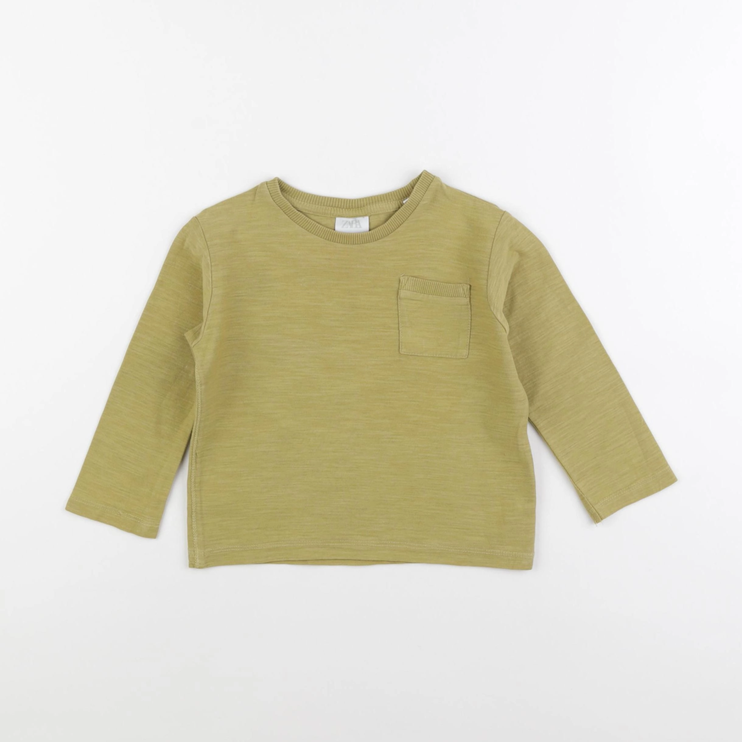 Zara - tee-shirt jaune - 12/18 mois